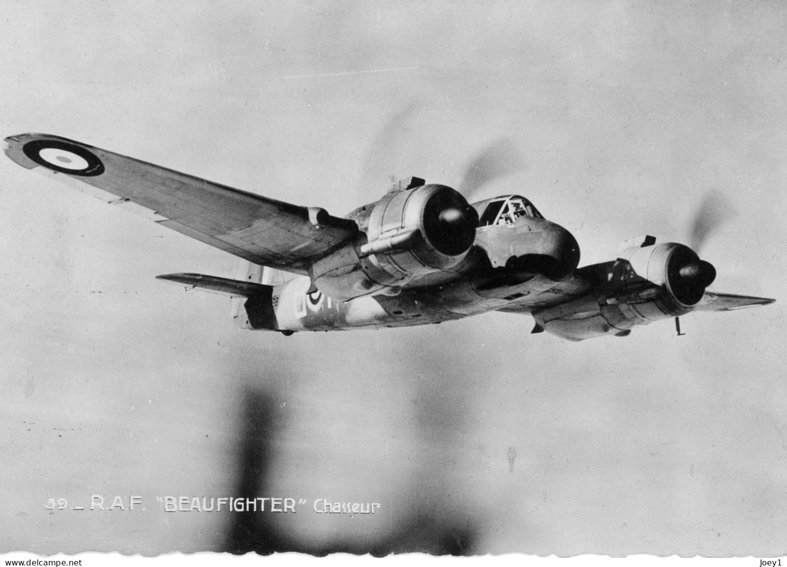 Cpsm RAF Beaufighter, Chasseur - 1939-1945: 2a Guerra