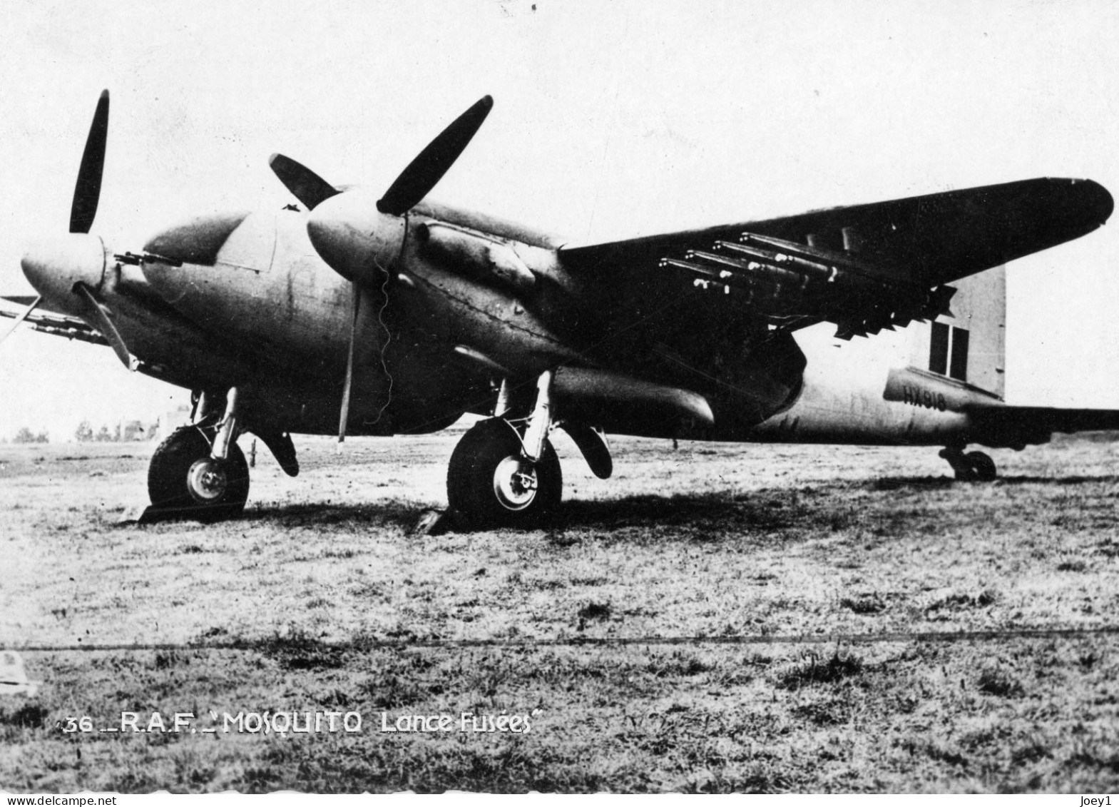 Cpsm RAF Mosquito Lance Fusées - 1939-1945: 2ème Guerre