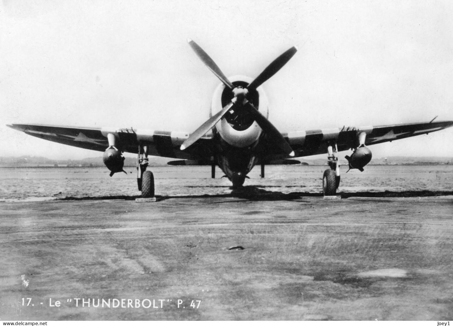 Cpsm Thunderbolt P47 - 1939-1945: 2a Guerra