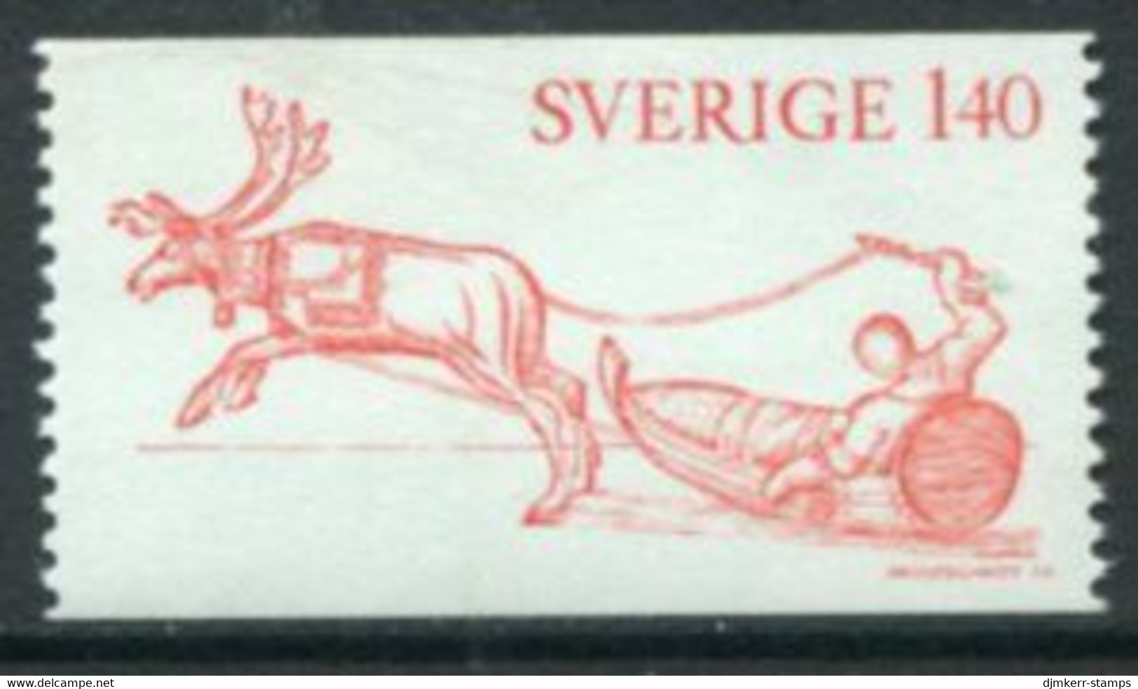 SWEDEN 1972 Reindeer Sledge MNH / **.  Michel 760 - Ongebruikt