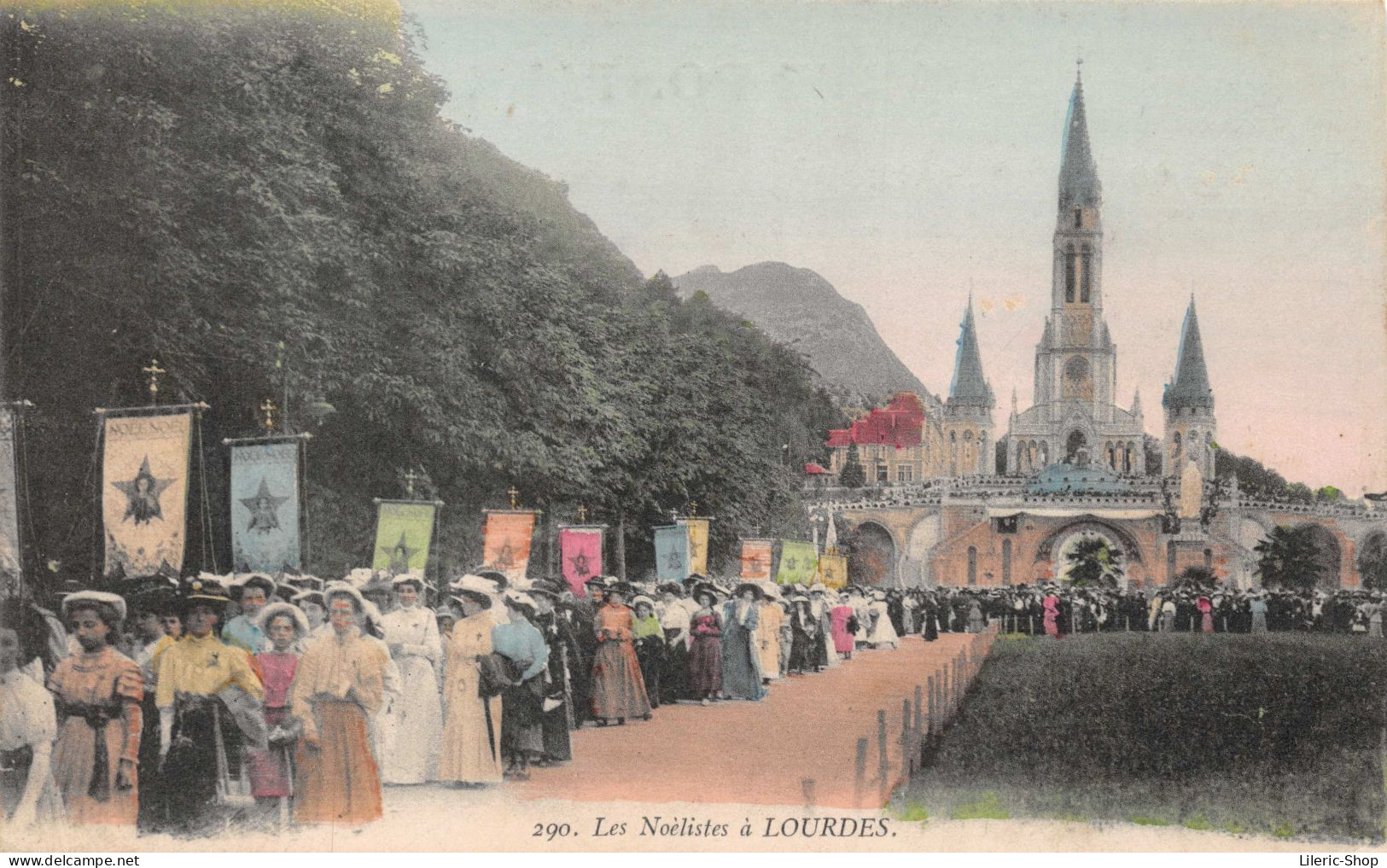 RELIGION / CHRISTIANISME - Les Noelistes à LOURDES CPA ± 1920 - Luoghi Santi