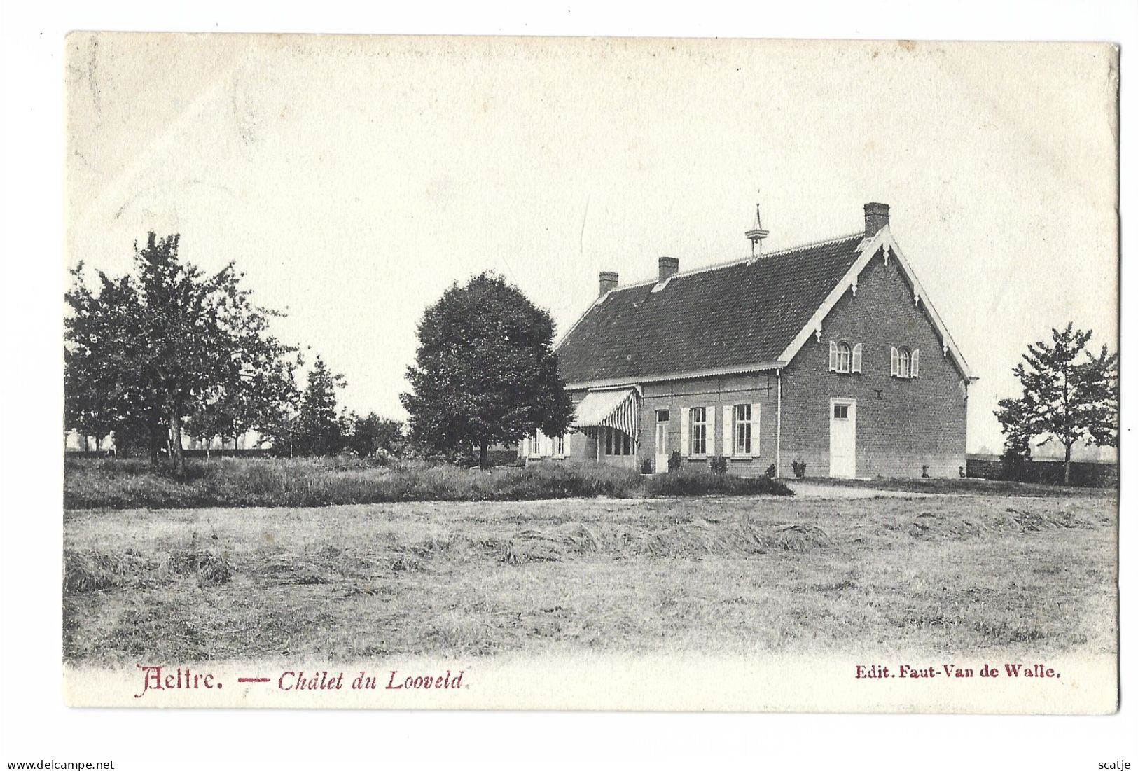 Aeltre.   -   Châlet Du Looveld.   -   1907   Naar   St. Nicolas Waes - Aalter