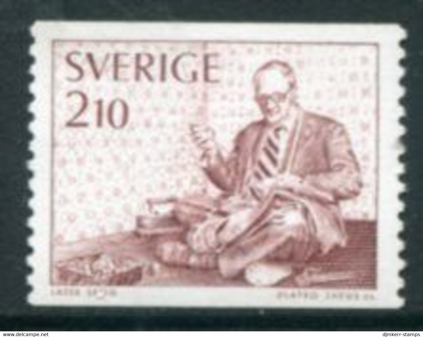 SWEDEN 1977 Handicrafts MNH / **.  Michel 975 - Unused Stamps