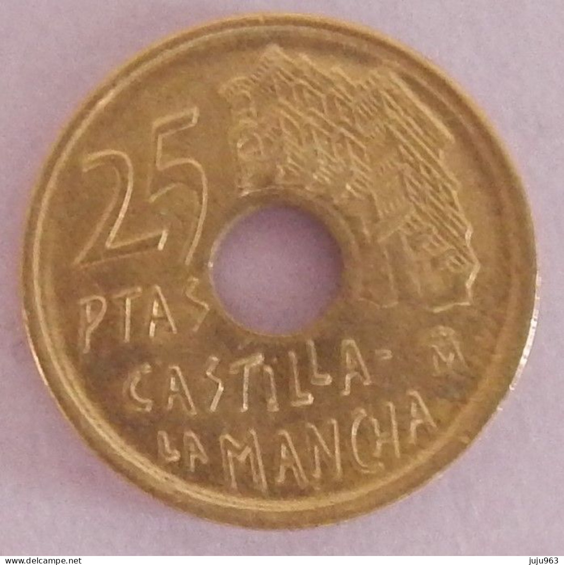 ESPAGNE 25 PESETAS CASTILLA  DE LA MANCHA  ANNEE 1996 VOIR 2 SCANS - 25 Peseta