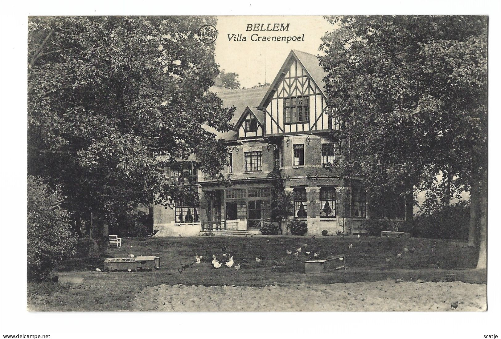 Bellem   -   Villa Craenenpoel.   -   1924   Naar   Brugge - Aalter