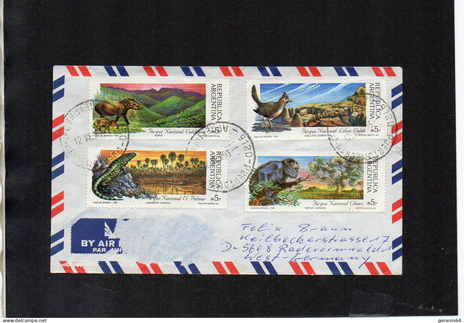 Argentina Cover 1993 - Polar Philately (1ATK156) - Otros & Sin Clasificación