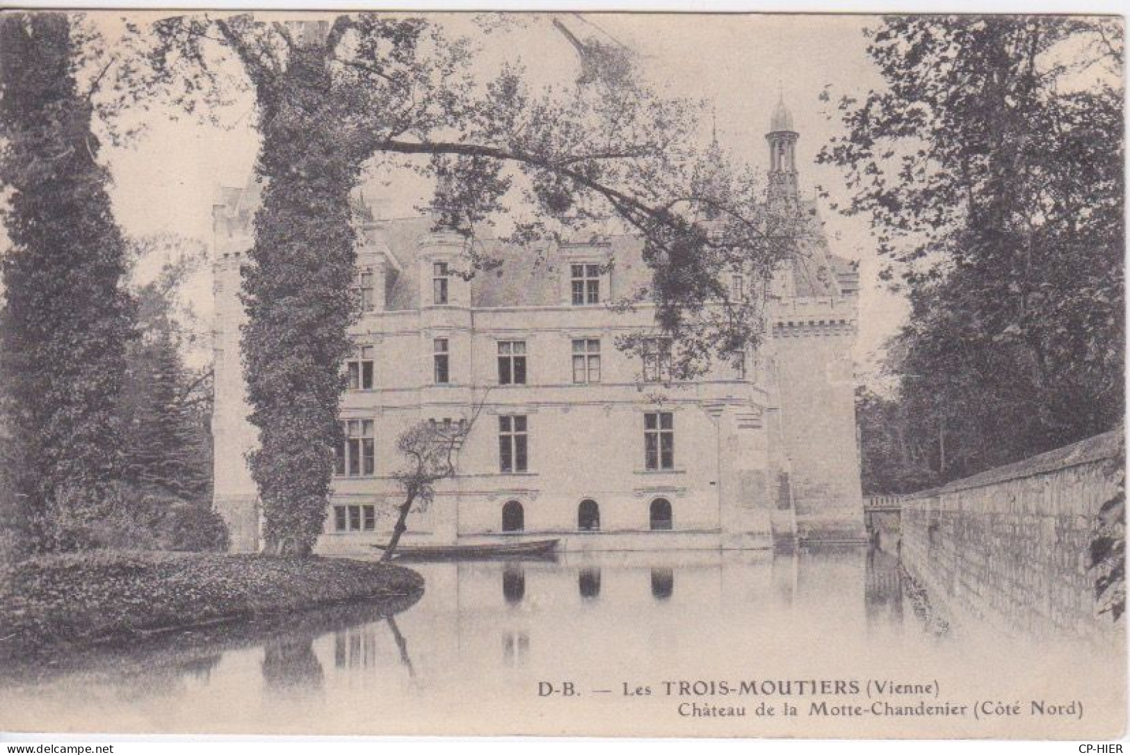 86 - LES TROIS MOUTIERS - CHATEAU DE  LA MOTHE CHANDENIER  - MOTTE CHANDENIER - LAMOTHE  CHAMPDENIERS - COTE OUEST - Les Trois Moutiers