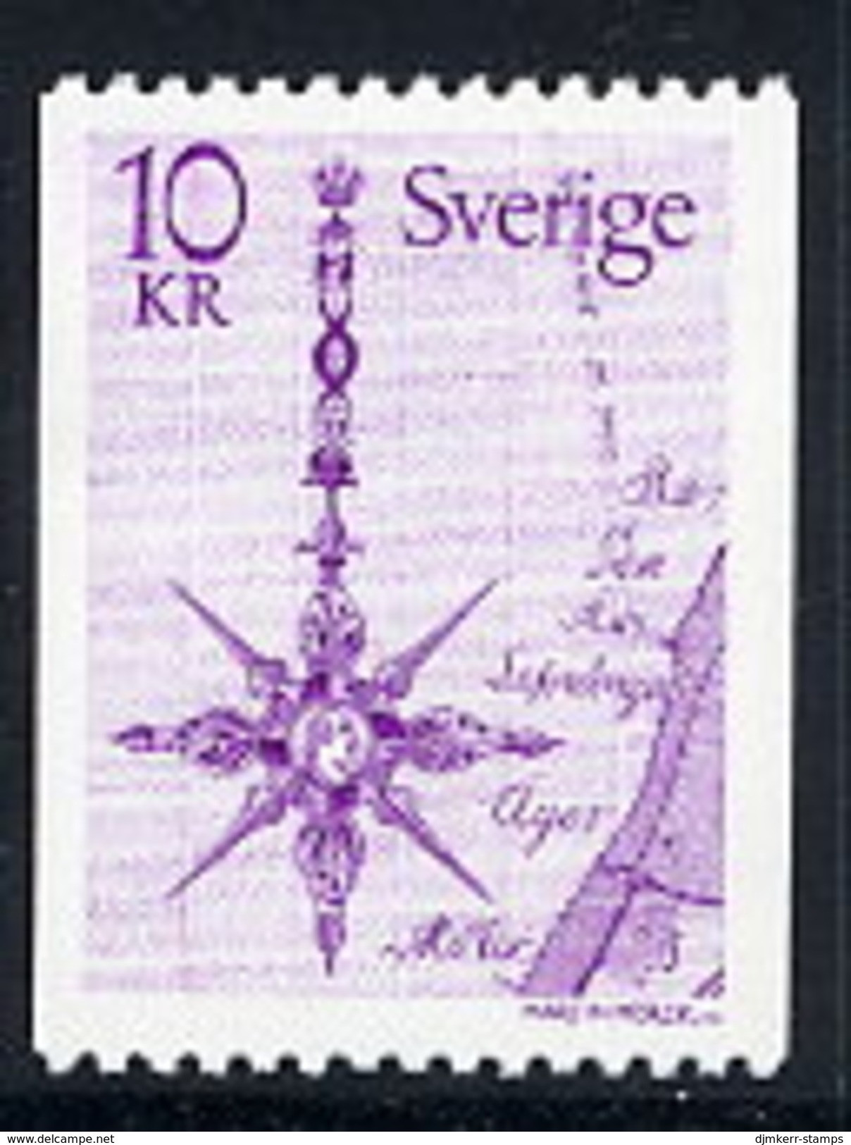 SWEDEN 1978 Definitive 10 Kr.  MNH / **.  Michel 1037 - Unused Stamps
