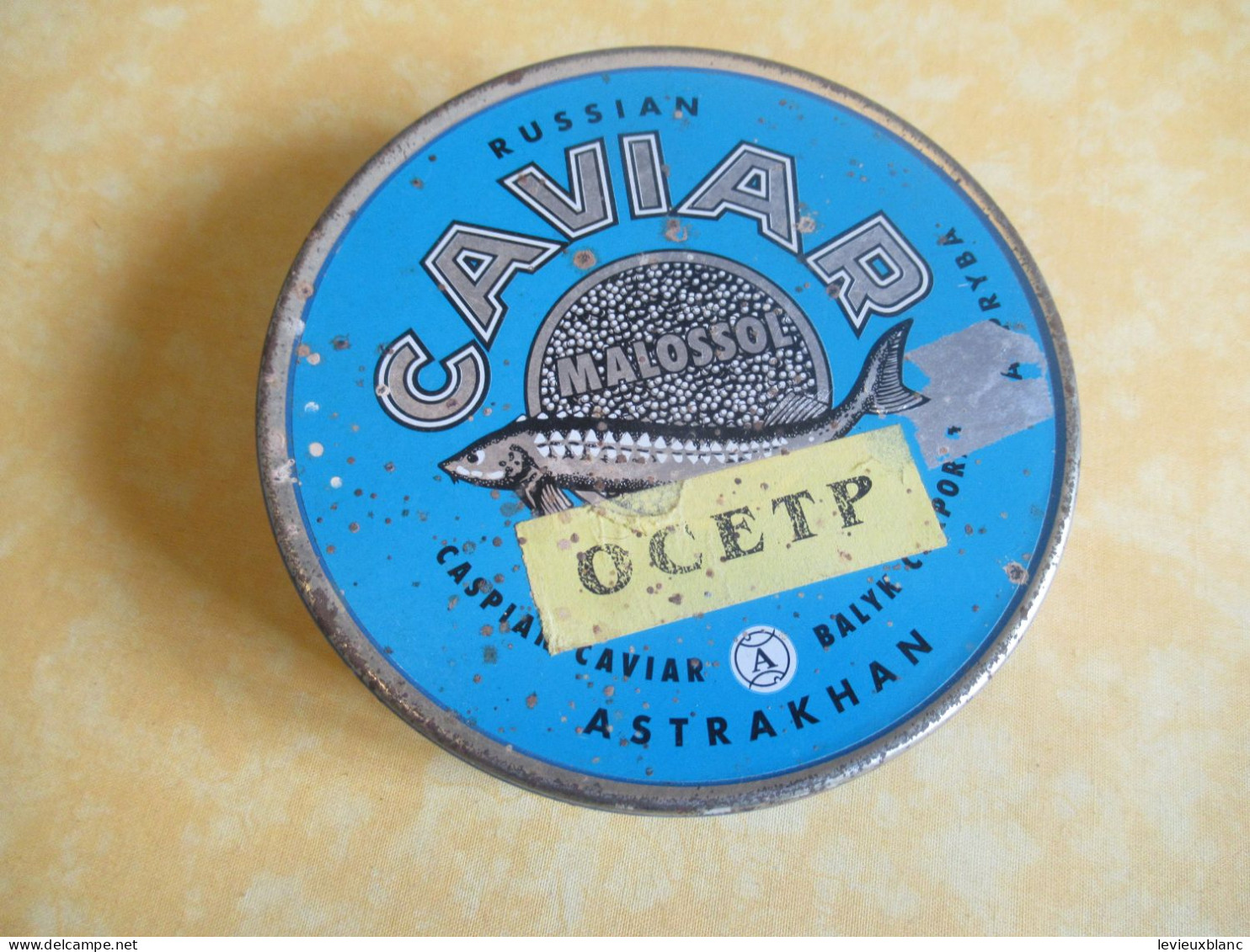 Boite Métallique / CAVIAR  Russian / Astrakhan Malossol/Ocetp://Vers 2000     BFPP288 - Scatole