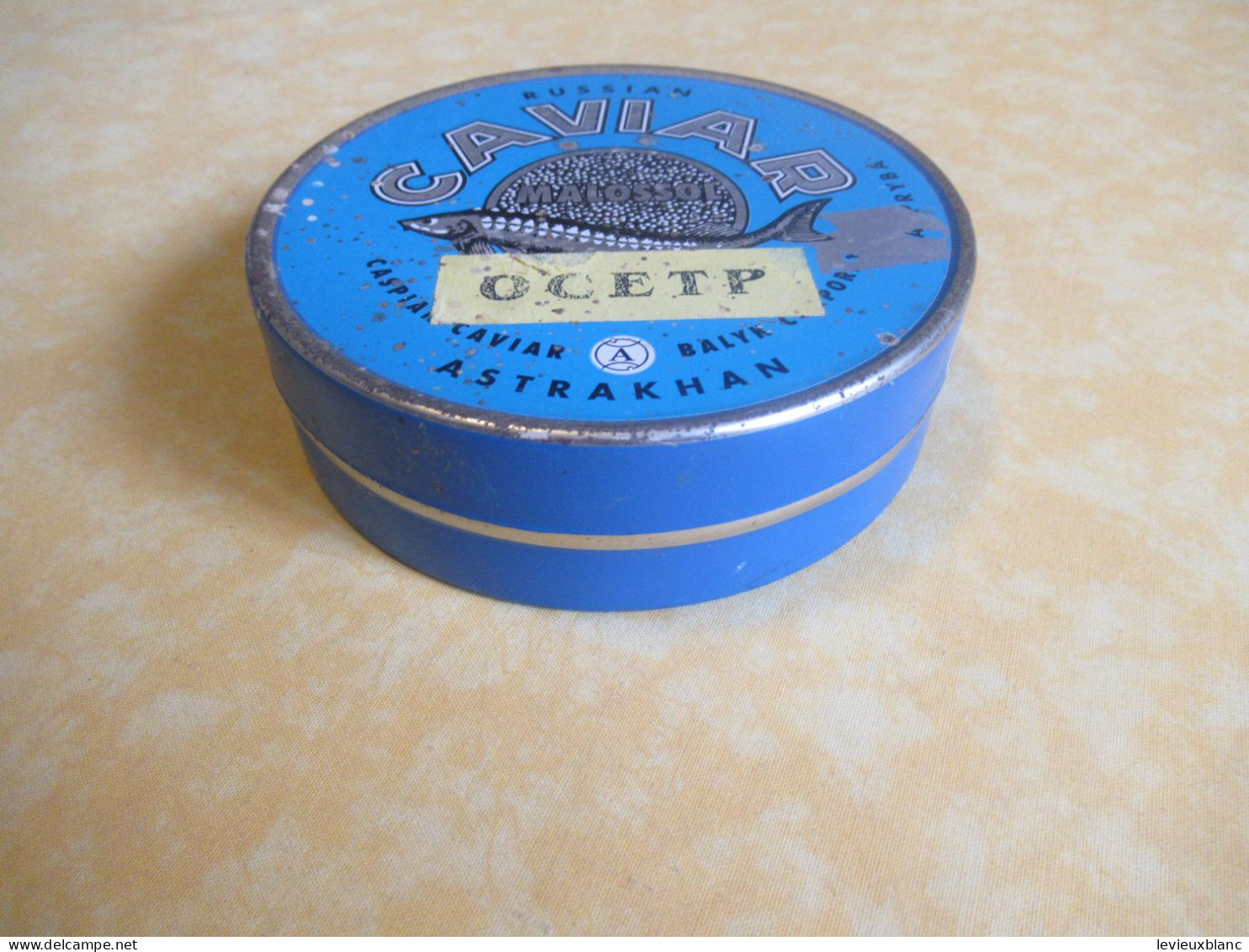 Boite Métallique / CAVIAR  Russian / Astrakhan Malossol/Ocetp://Vers 2000     BFPP288 - Cajas