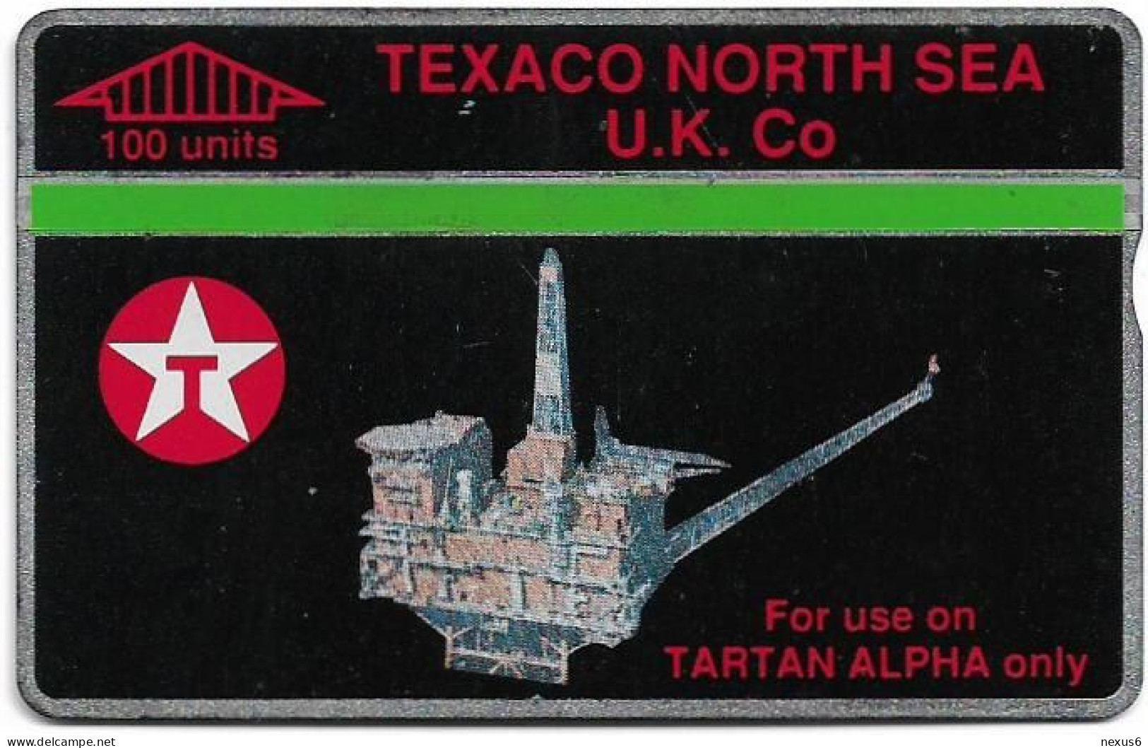 UK - Oil Rigs (L&G) - Texaco North Sea Tartan Alpha - CUR026 - 068E - 100Units, 17.968ex, Used - Plateformes Pétrolières