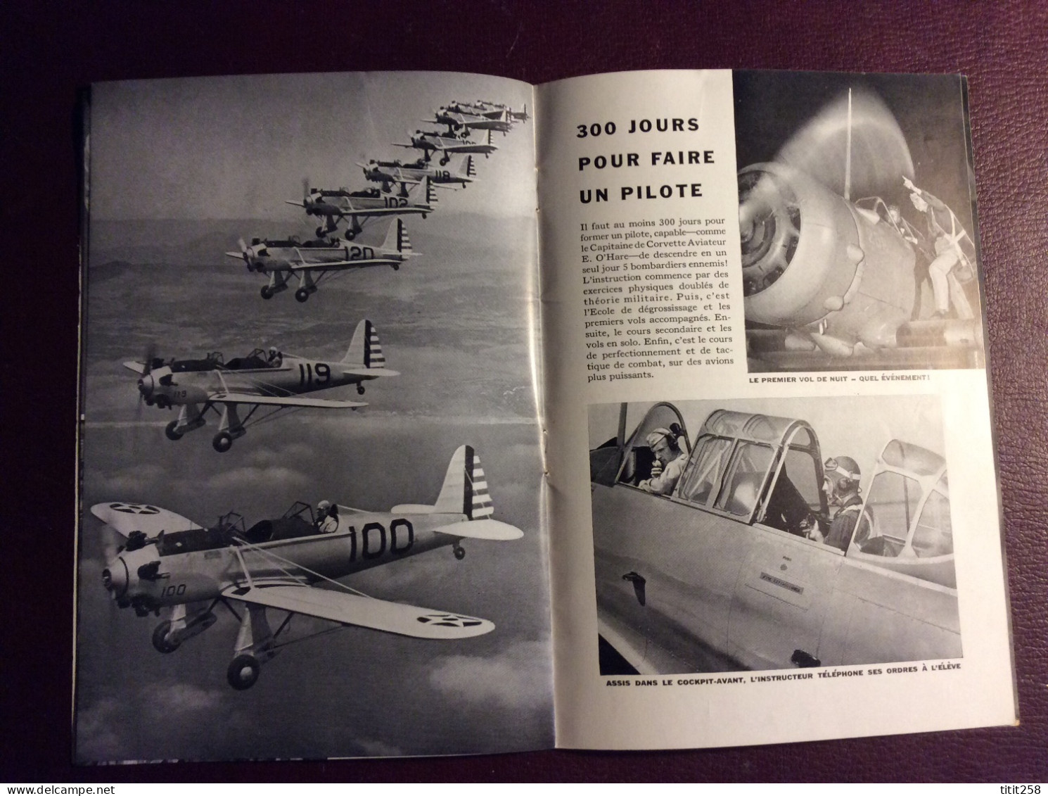 Brochure 2000000 D'aviateurs Américains Prêts Au Combats ( Avions Aviations ) - Altri & Non Classificati