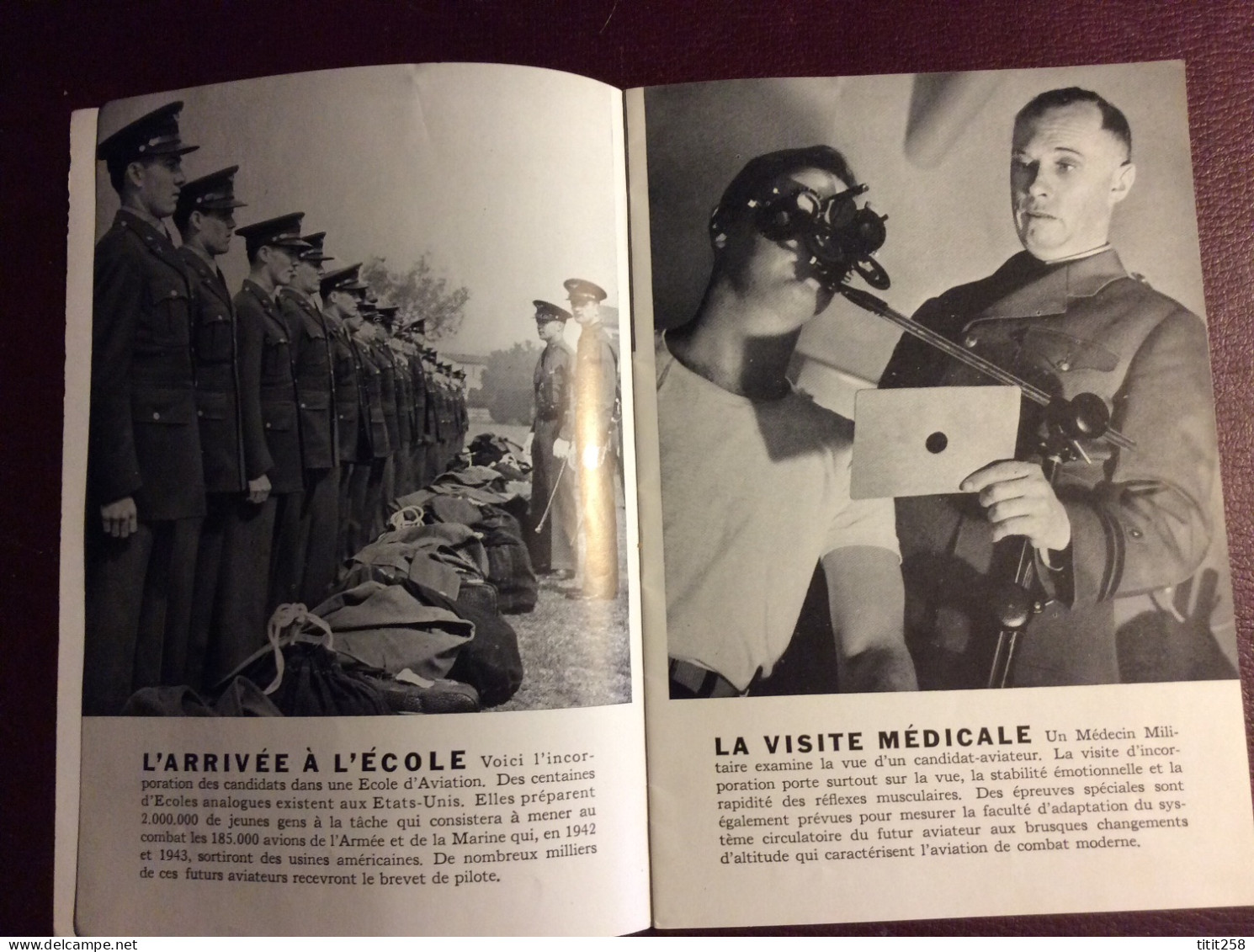 Brochure 2000000 D'aviateurs Américains Prêts Au Combats ( Avions Aviations ) - Other & Unclassified