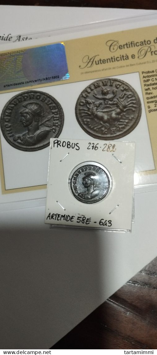 Probus (276-282). BI Antonianus, Serdica Mint Obv. IMP C M AVR PROBVS P AVG. (WITH AUCTION CERTIFICATION) - Otros & Sin Clasificación