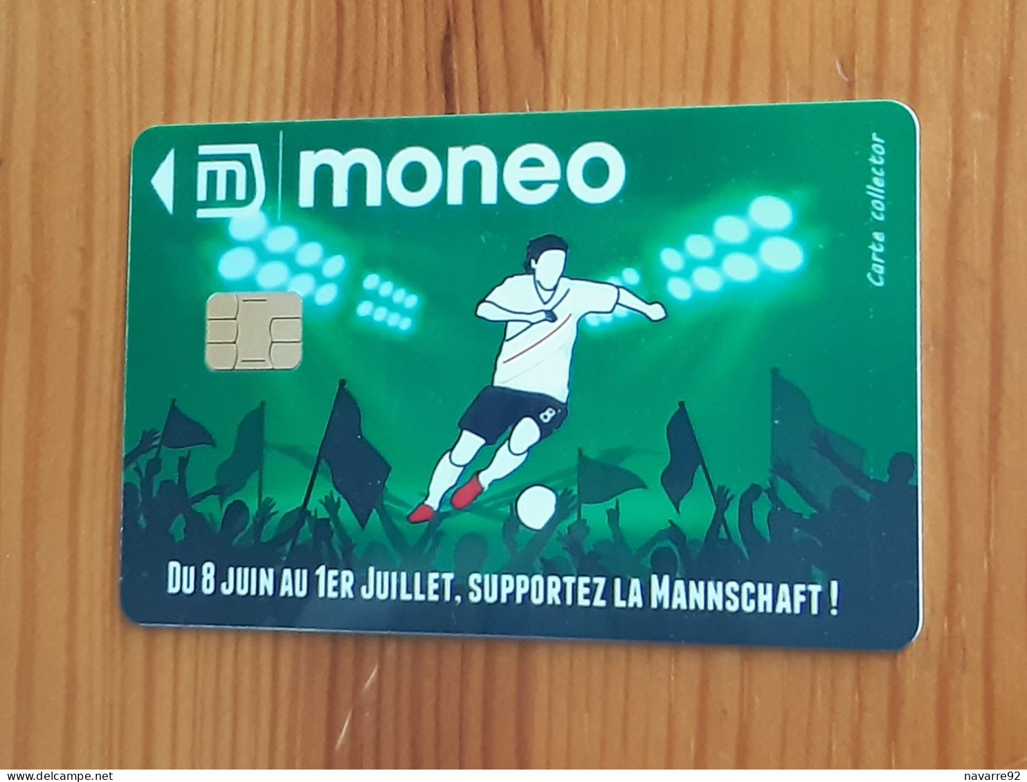 JOLIE CARTE MONEO PORTE MONNAIE ELECTRONIQUE FOOTBALL MANNSCHAFT 100ex T.B.E !!! - Monéo