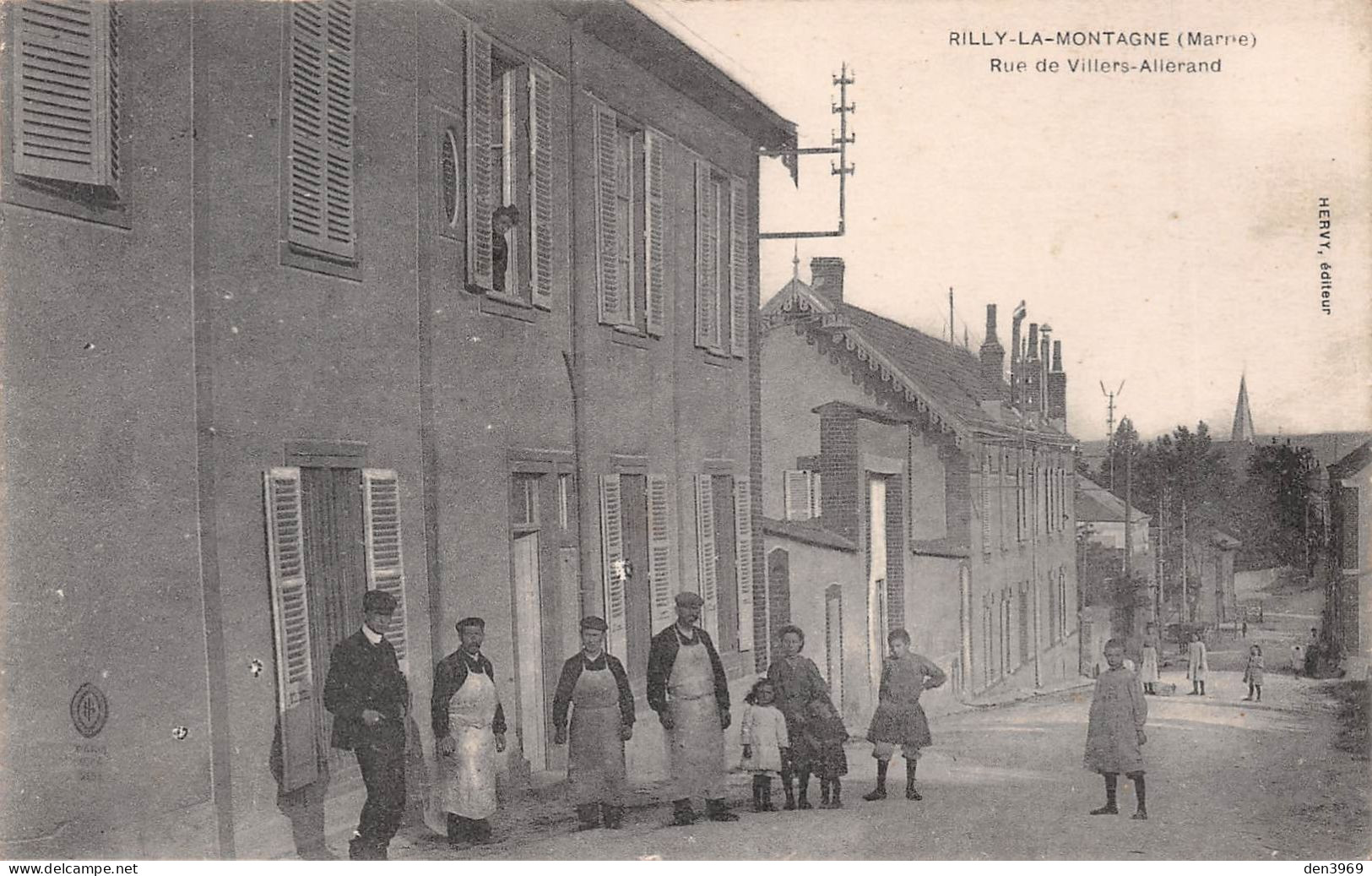 RILLY-la-MONTAGNE (Marne) - Rue De Villers-Allerand - Rilly-la-Montagne