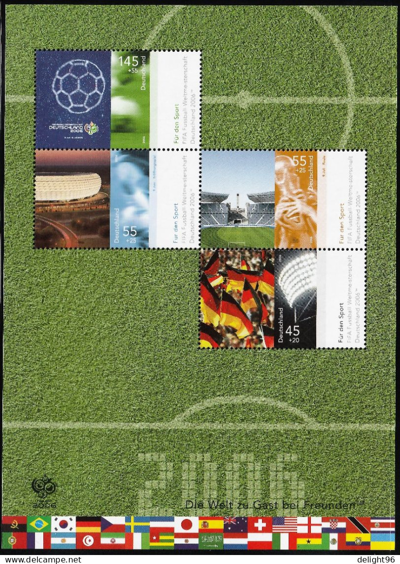 2006 Germany FIFA World Cup In Germany Minisheet (** / MNH / UMM) - 2006 – Deutschland