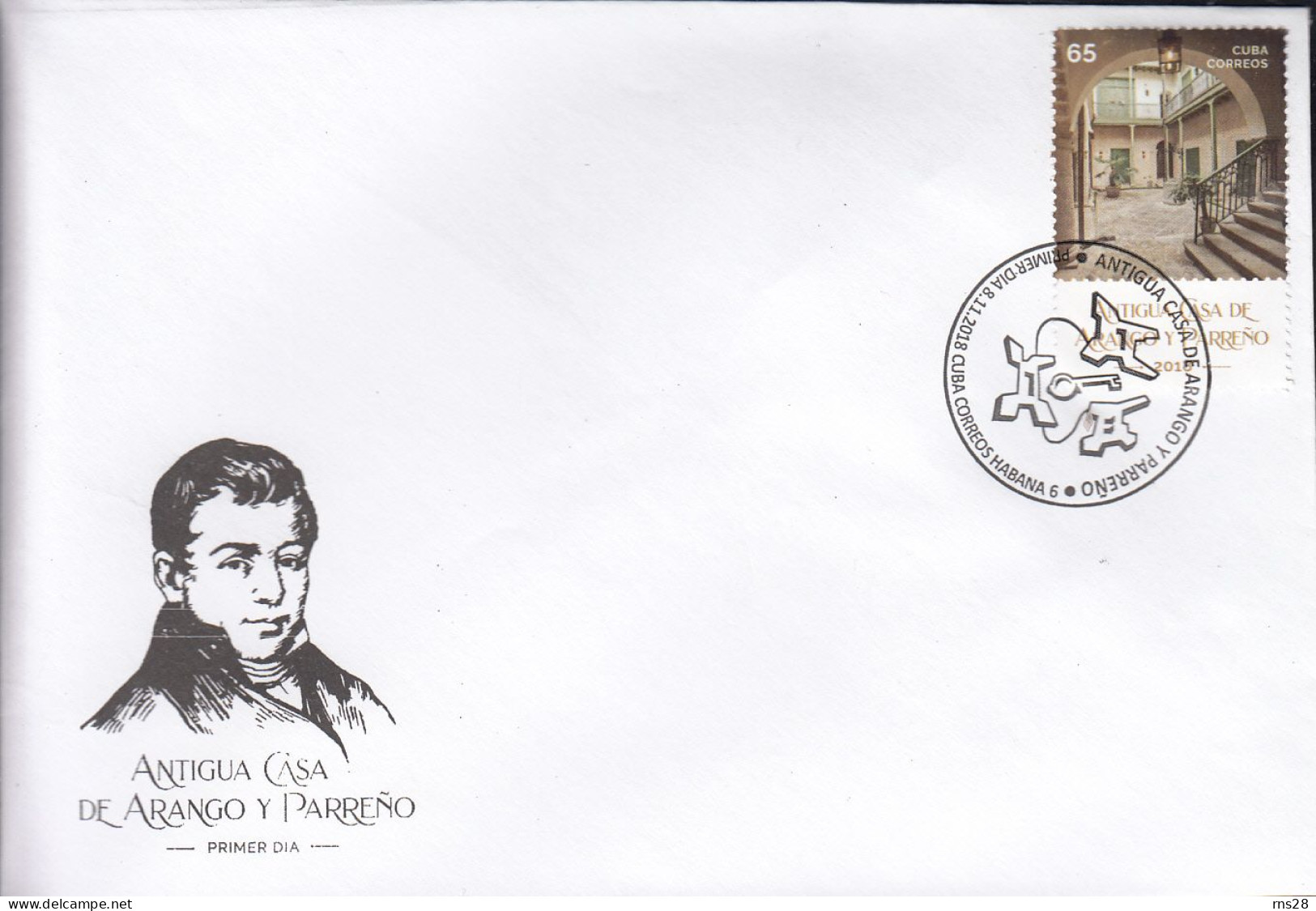 CUBA 2018  Sc 6115  Arango   FDC - FDC