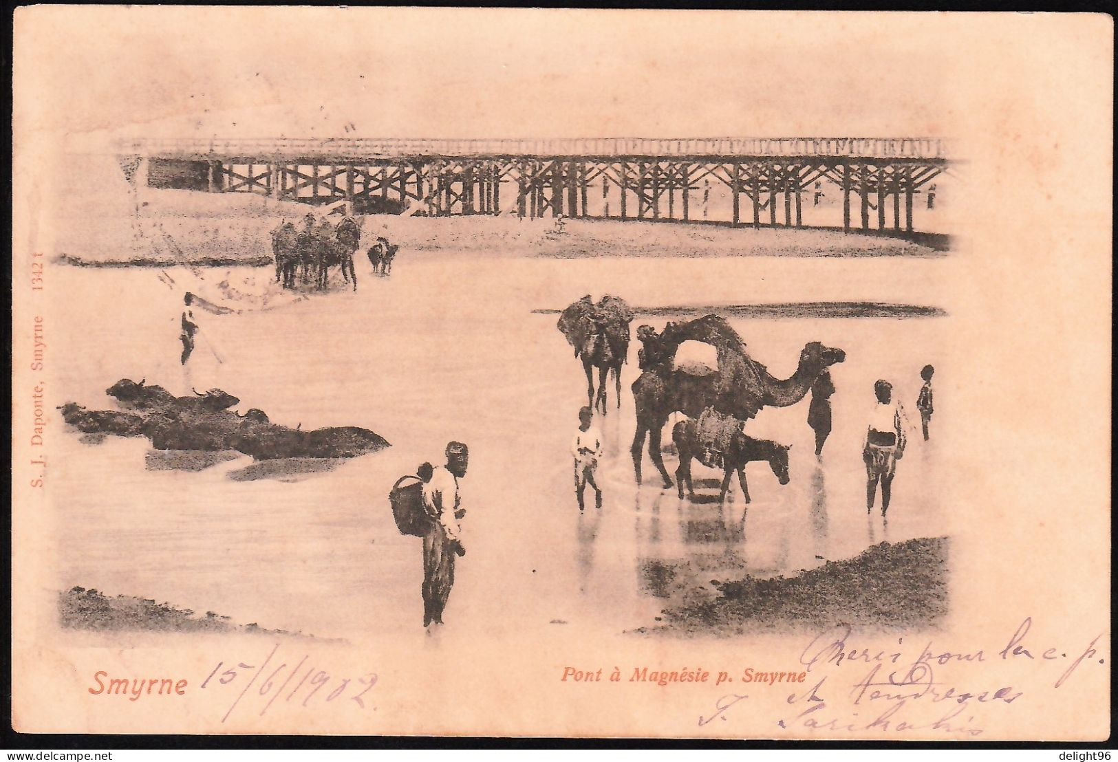 1902 British Post Office In Turkish Empire Postally Travelled Picture Postcard - Britisch-Levant