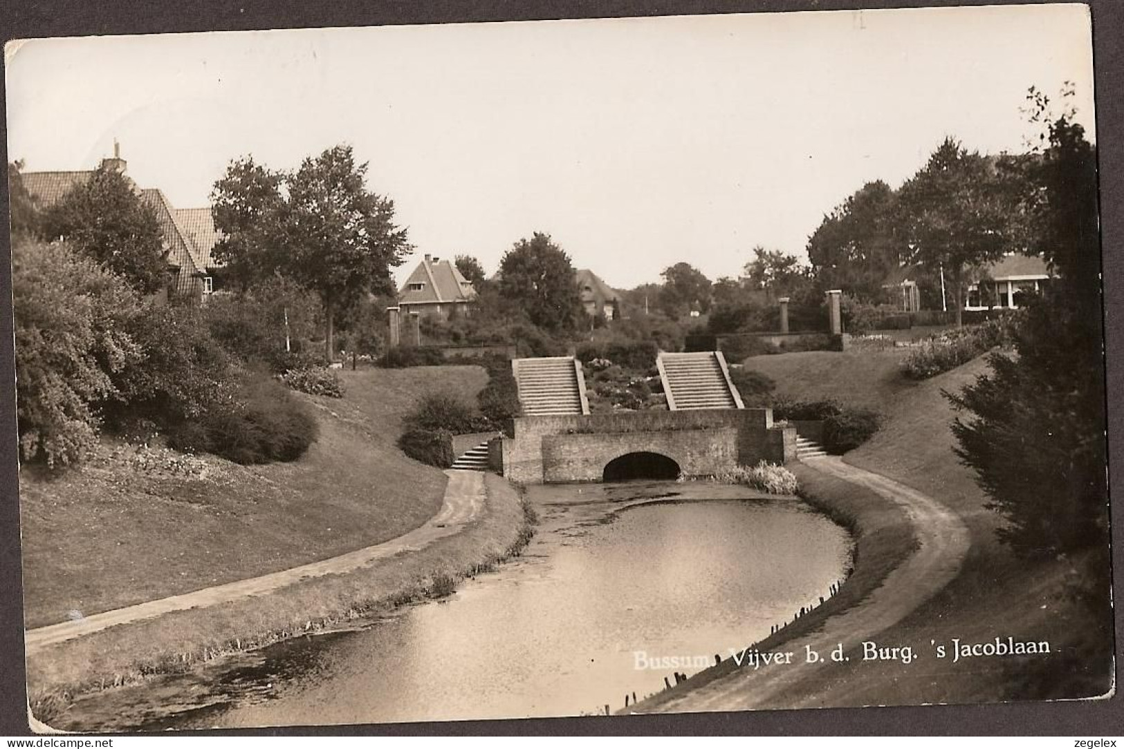 Bussum - Vijver Bij De Burgemeester 's Jacoblaan - 1949 - Bussum