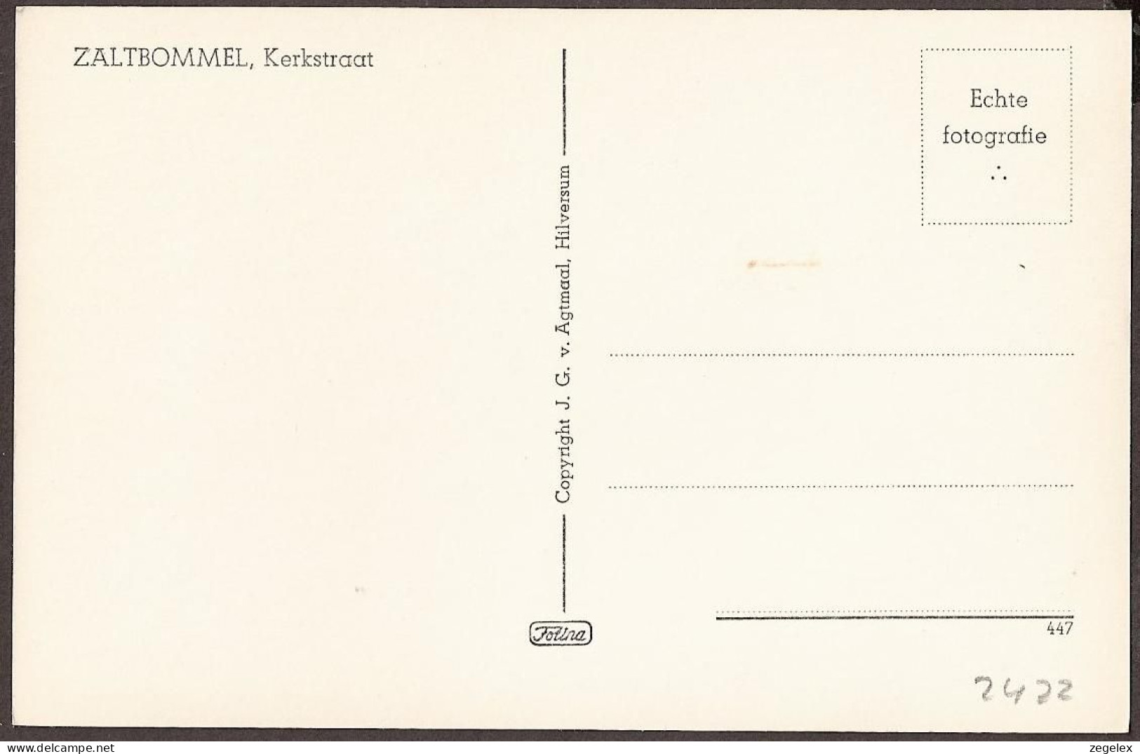 Zaltbommel - Kerkstraat - Straatbeeld Met Kinderen - Zaltbommel