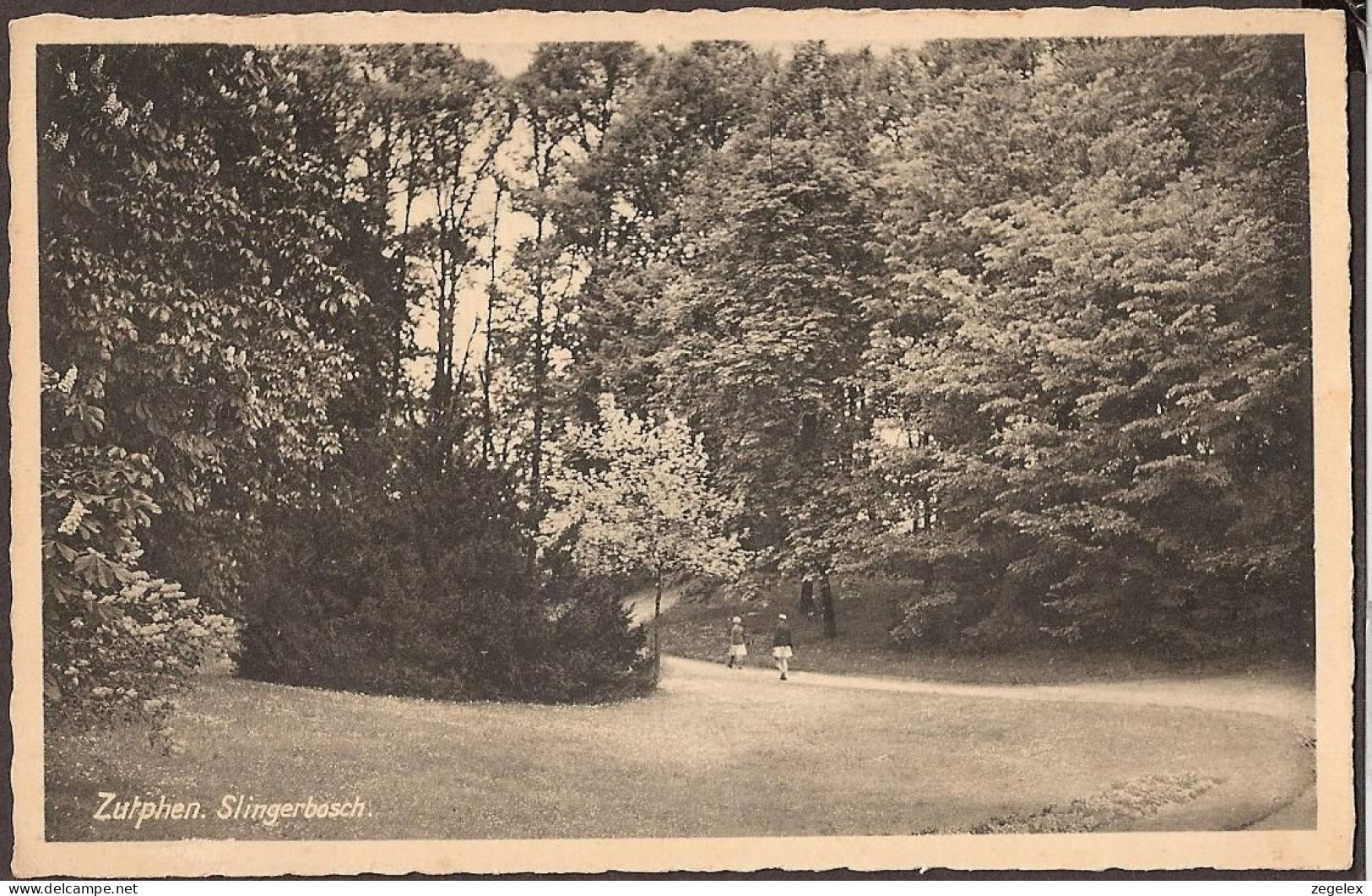 Zutphen - Slingerbosch Met Wandelaars - 1943 - Zutphen