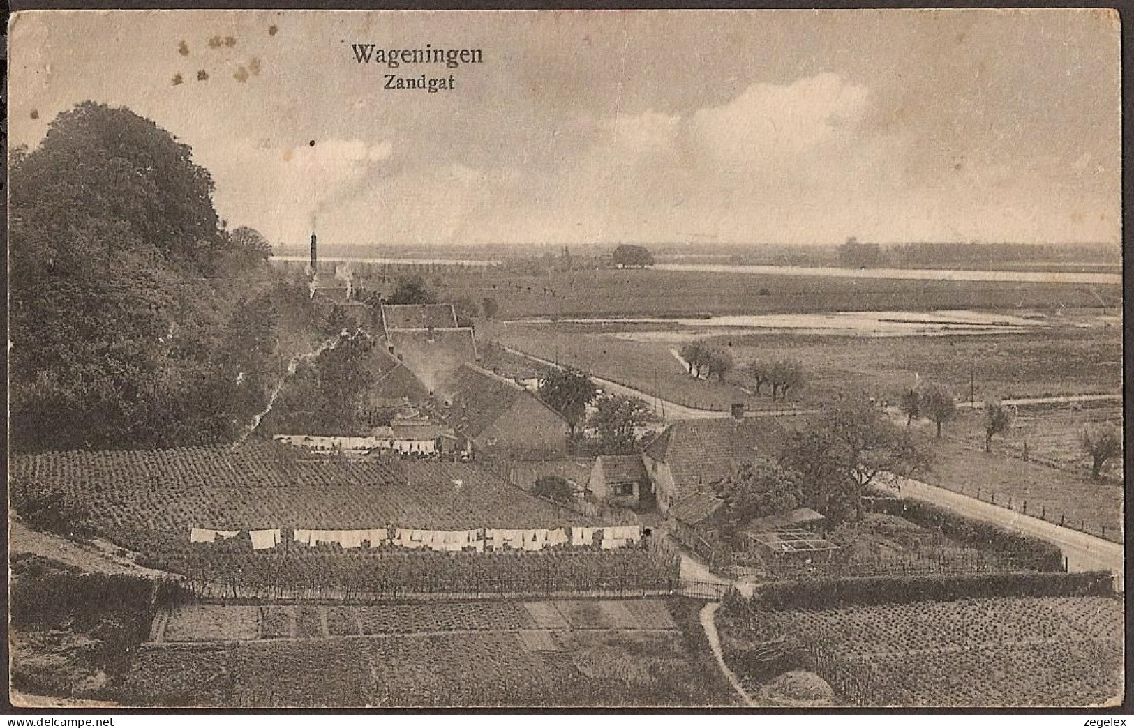 Wageningen - Zandgat Rond 1923, Zie Beschrijving - Wageningen