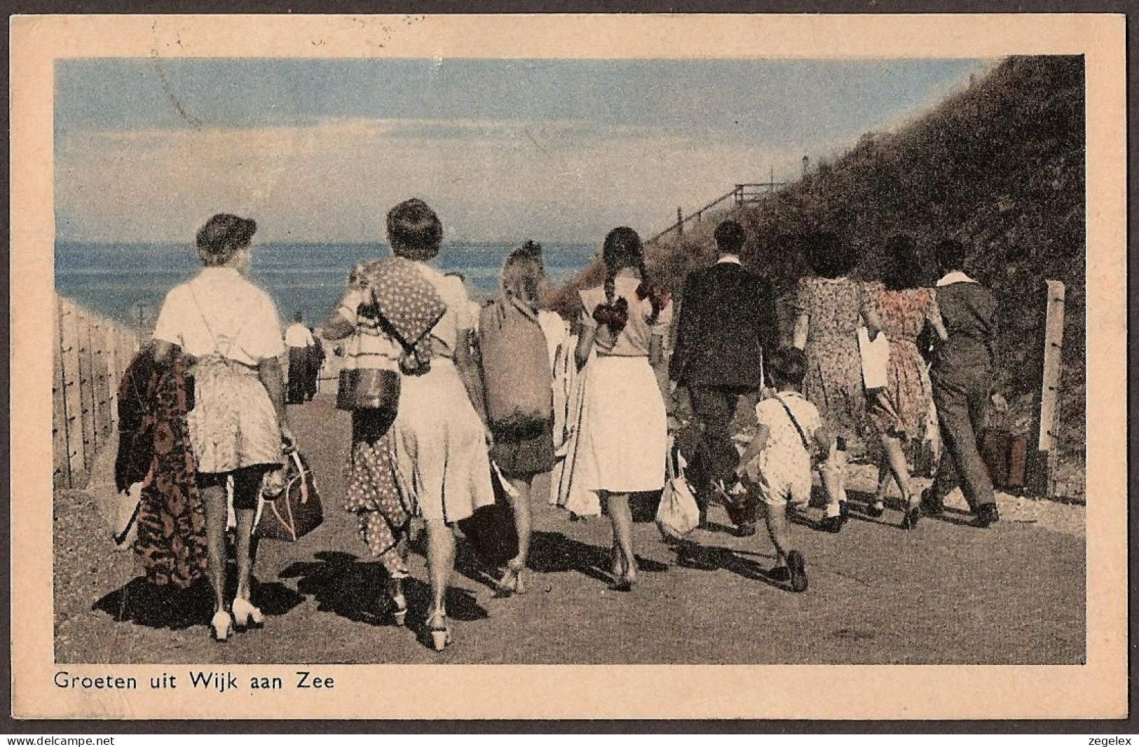 Wijk Aan Zee - Naar Het Strand(met De Hakken In Het Zand) - 1955 - Wijk Aan Zee