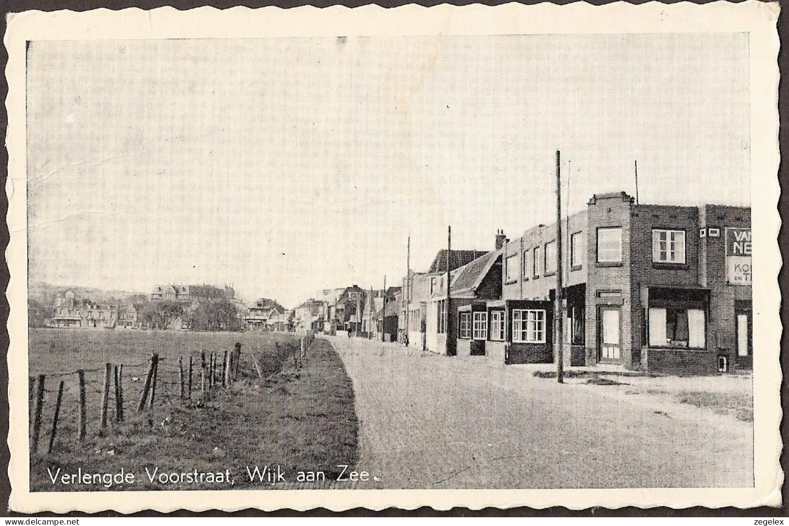 Wijk Aan Zee - Verlangde Voorstraat - 1955 - Wijk Aan Zee