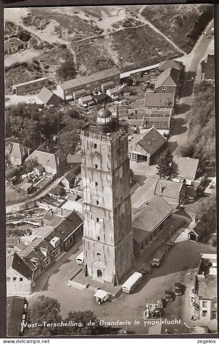 Terschelling - Brandaris In Vogelvlucht - Straatbeeld 1961 - Terschelling