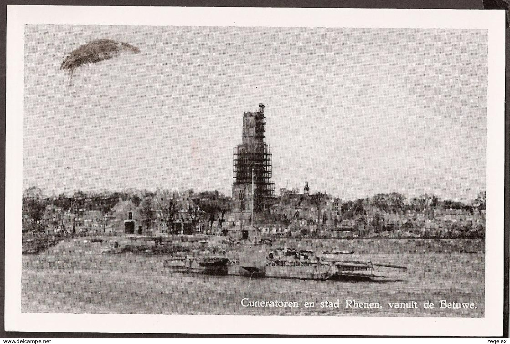 Rhenen - Cuneratoren En Stad Rhenen Met Veerpont - 1954 - Rhenen