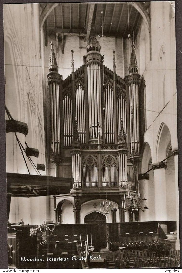 Naarden - Interieur Grote Kerk Met Orgel - 1966 - Naarden