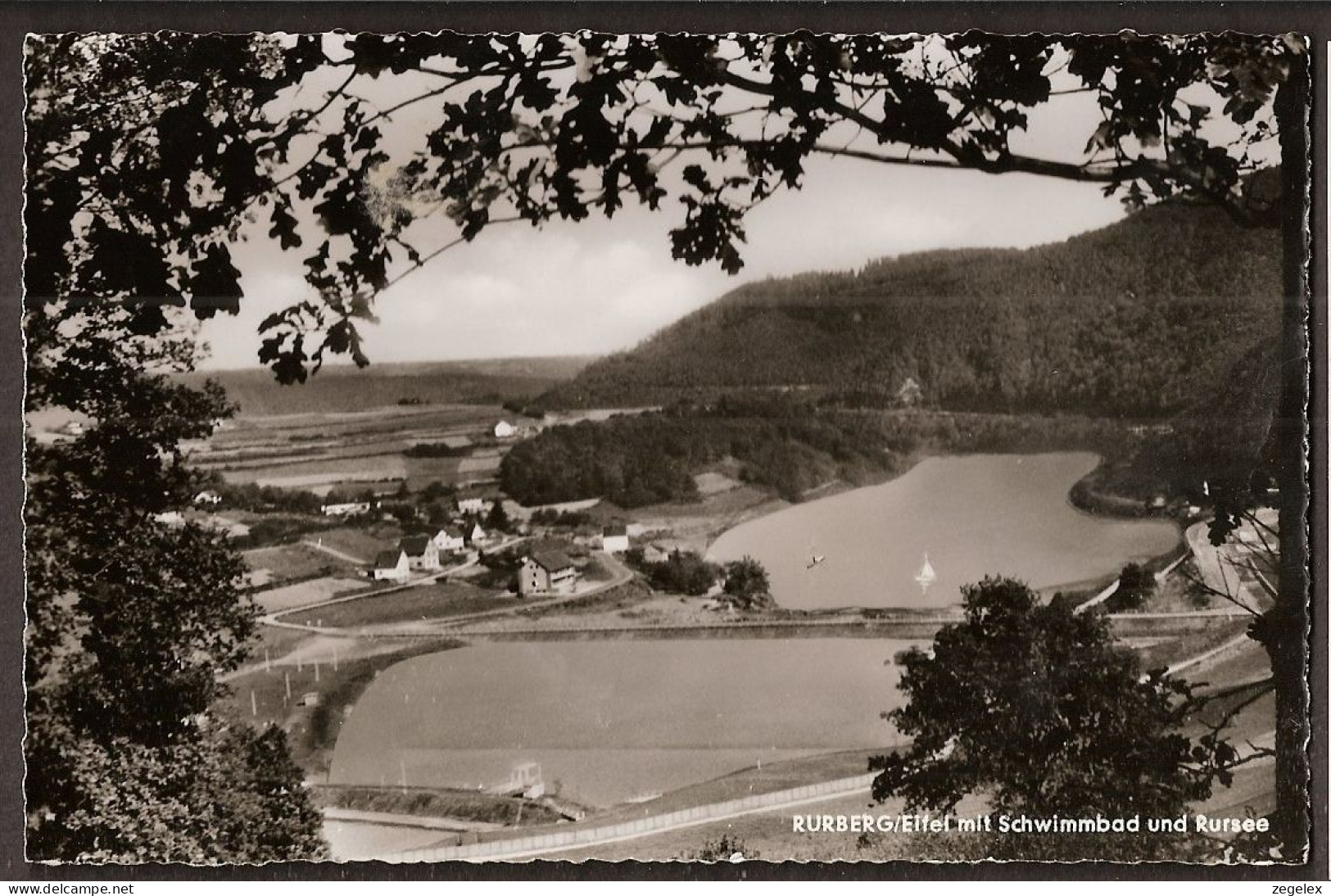 Rurberg / Eifel Mit Schwimmbad Und Rursee - 1951 Luftkorort - Simmerath