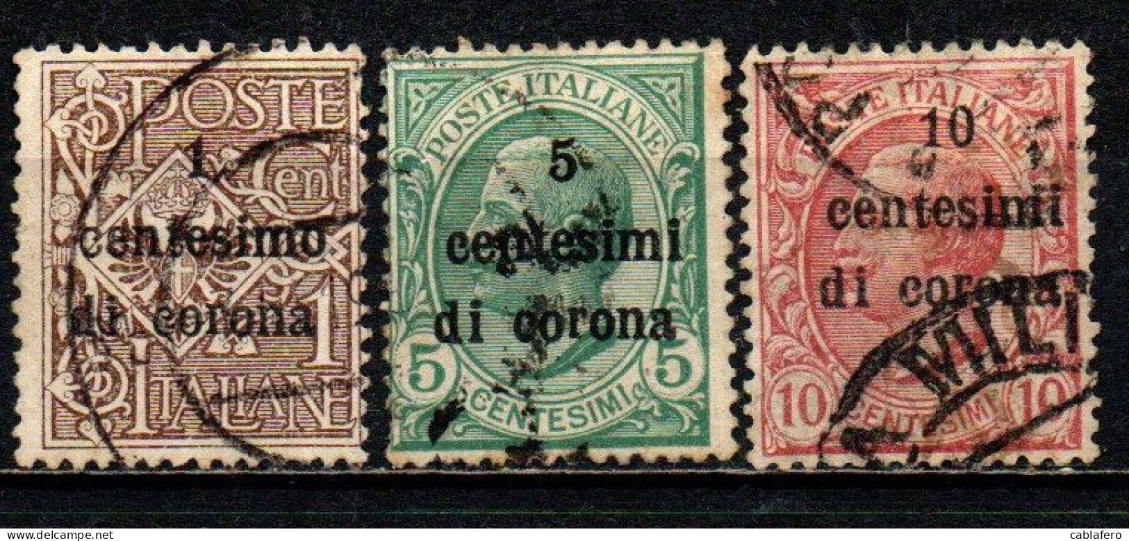 ITALIA REGNO - TRENTO E TRIESTE - 1919 - USATI - Trentino & Triest