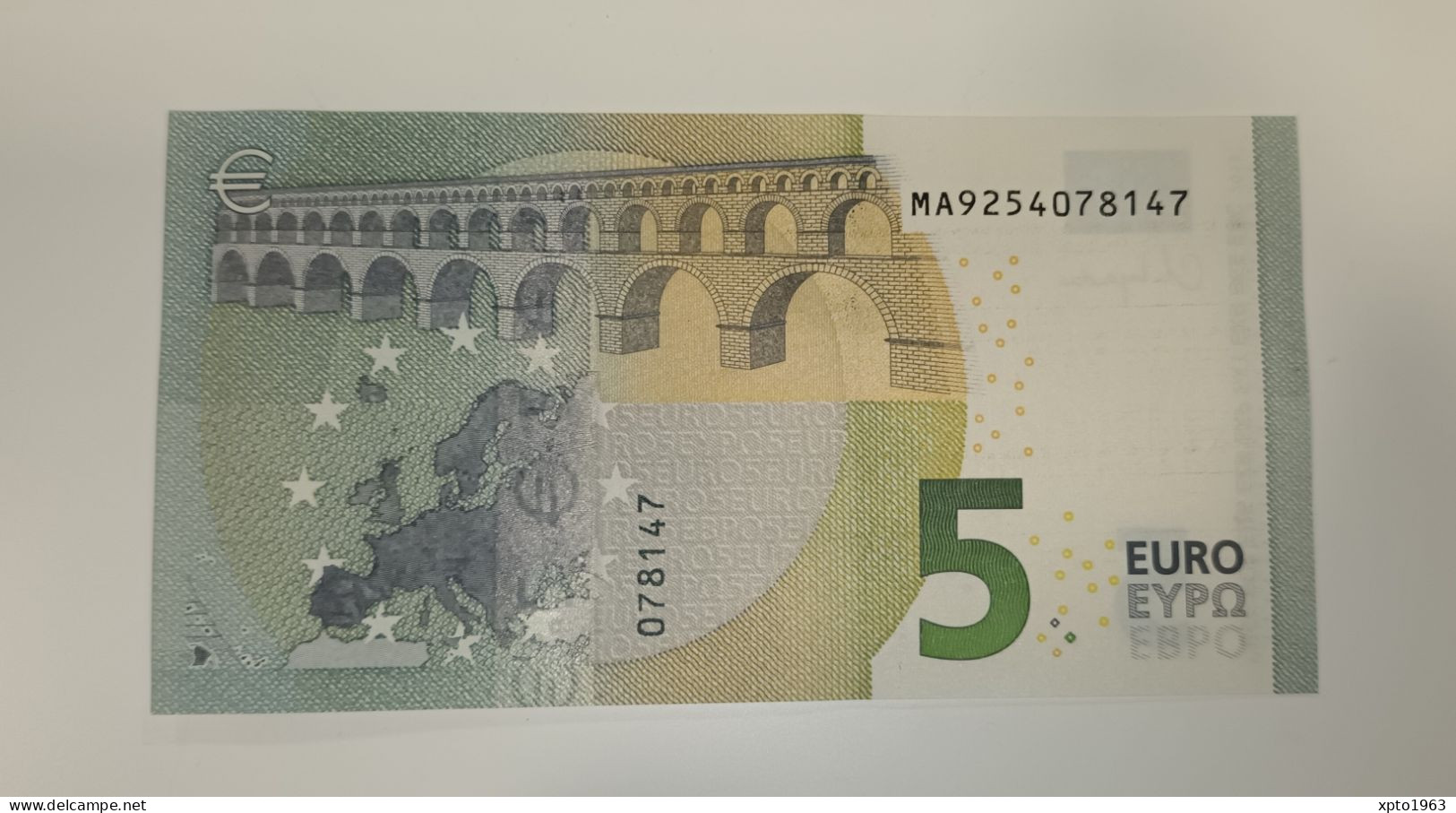 5 EURO M010 A1 PORTUGAL - Serial Number - MA9254078147 - UNC FDS NEUF - 5 Euro