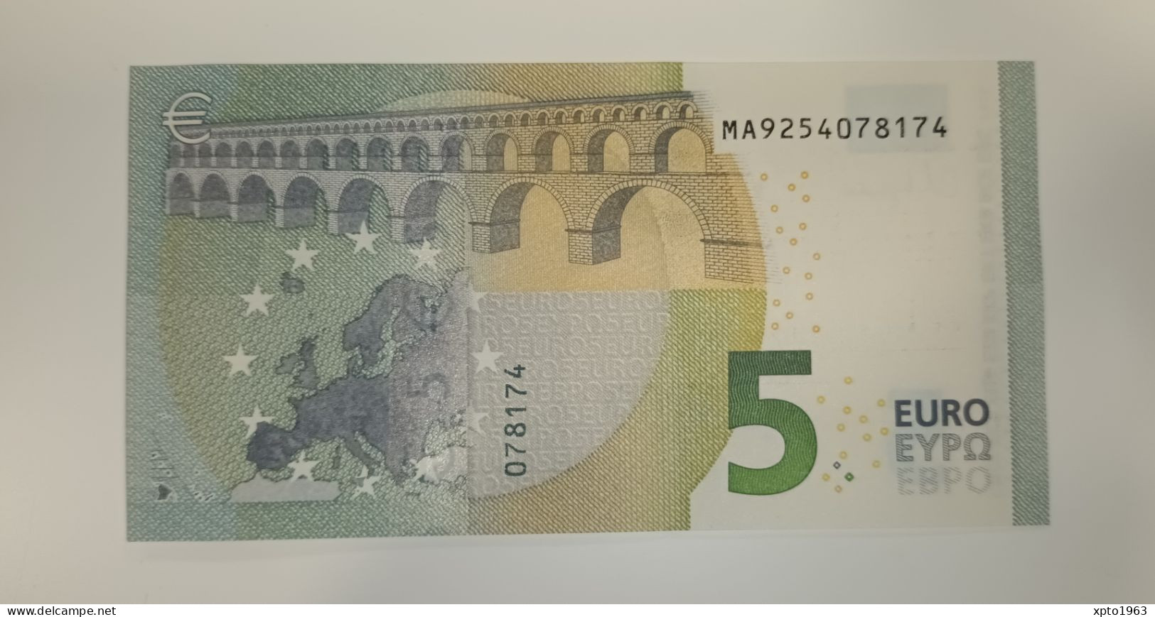 5 EURO M010 A1 PORTUGAL - Serial Number - MA9254078174 - UNC FDS NEUF - 5 Euro
