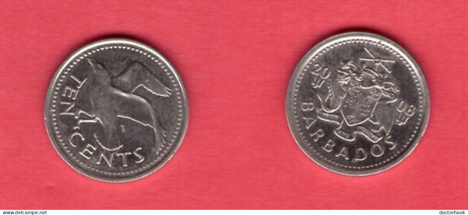 BARBADOS   10 CENTS 2008 (KM # 12a) #7530 - Barbados