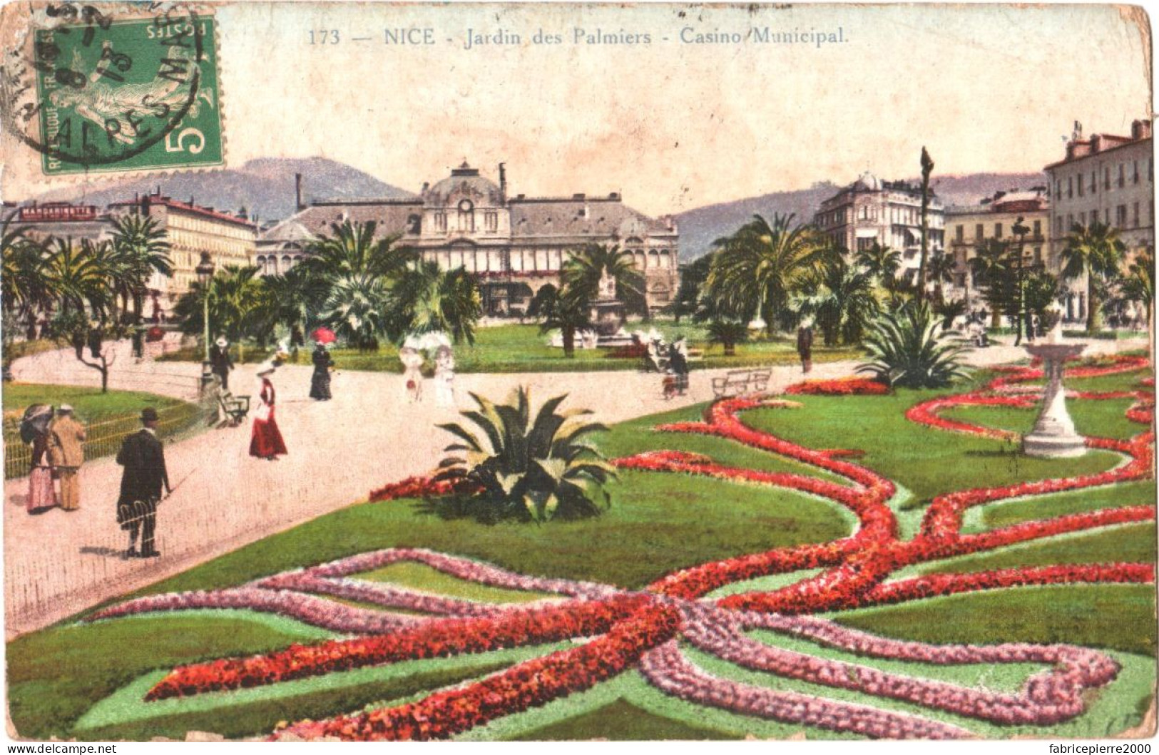 CPA 06 (Alpes-Maritimes) Nice - Jardin Des Palmiers Et Casino Municipal TBE Couleur éd. Giletta à Nice - Casinos