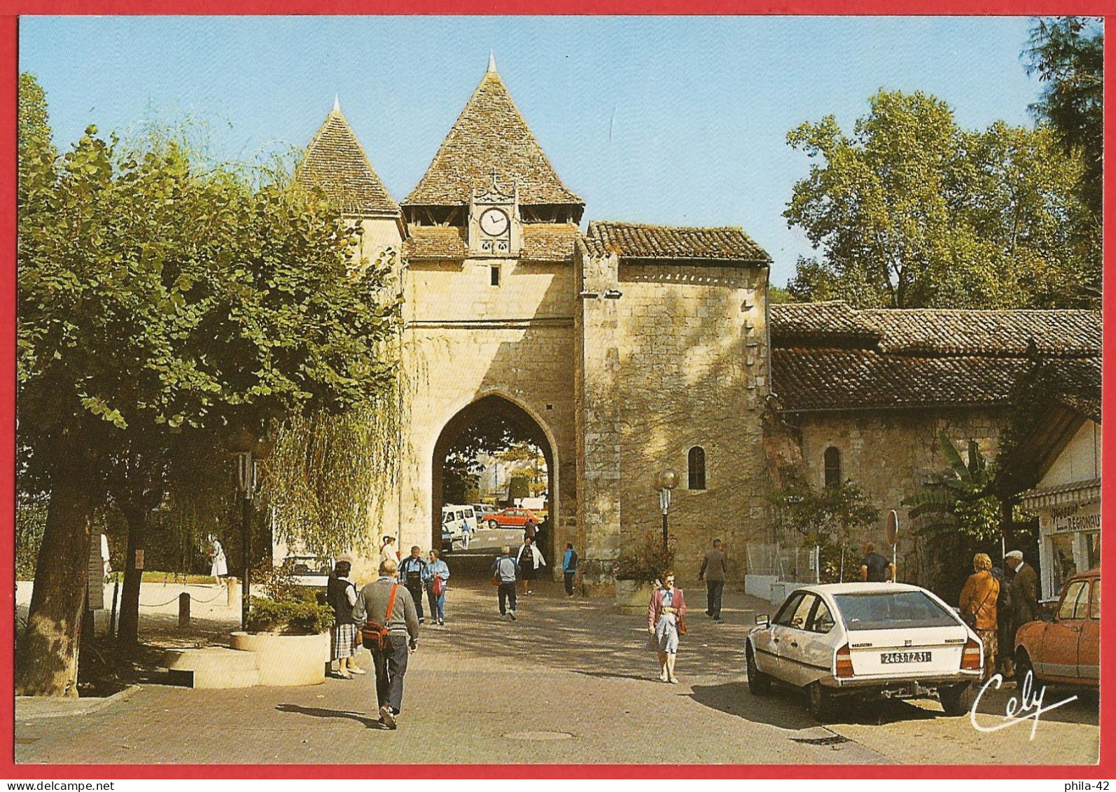 Gers ( 32 ) Cazaubon : La Porte De Barbotan - Carte écrite TBE - Barbotan