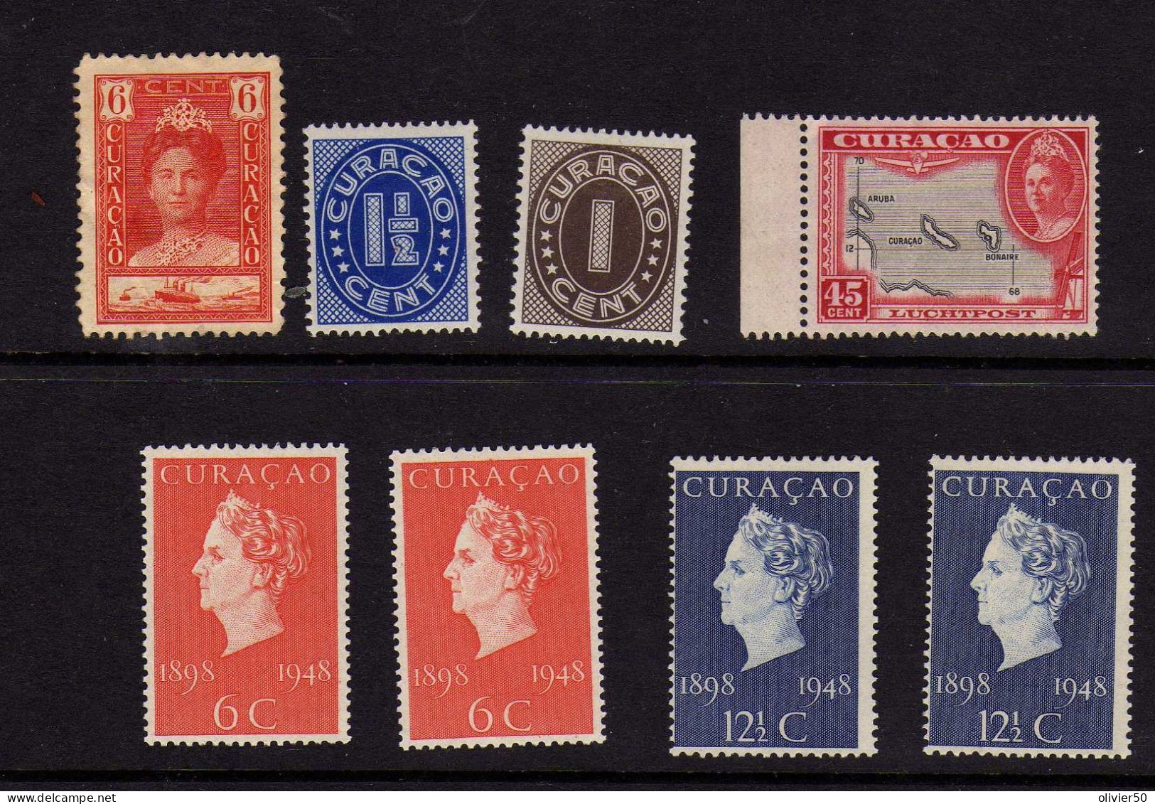 Curacao (1928-48)  - Reine Wilhelmine - Neufs* - Curaçao, Nederlandse Antillen, Aruba