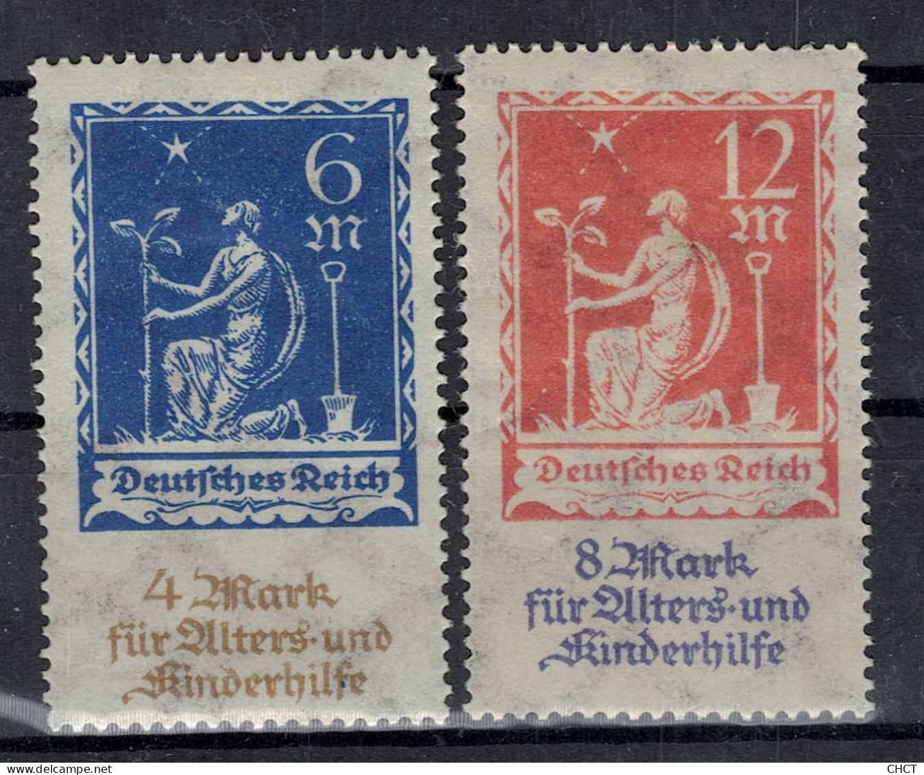 CHCT36 - Charity Stamps, Complete Series, 1922, Germany - 1922-1923 Local Issues