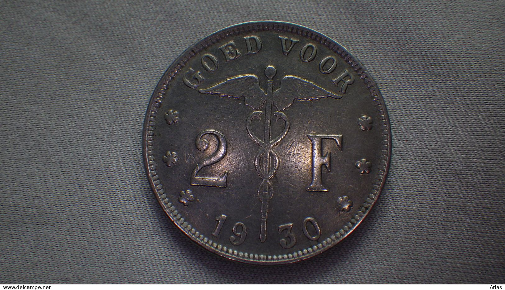 2 Francs 1930 En Néerlandais - 2 Franchi