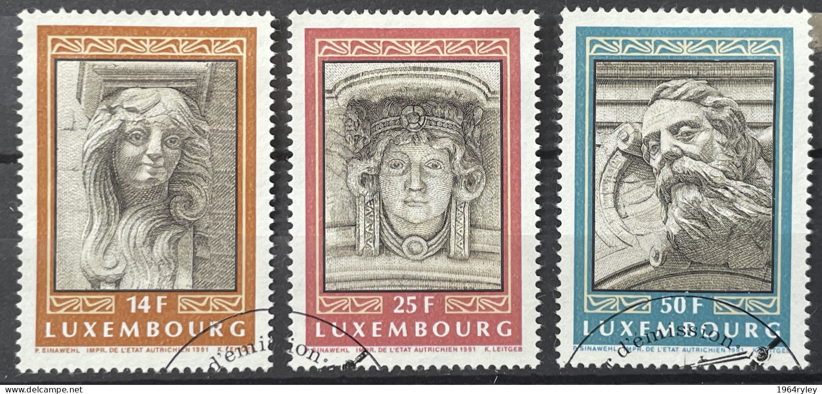 LUXEMBOURG - (0) - 1991  # 1227/1229 - Used Stamps