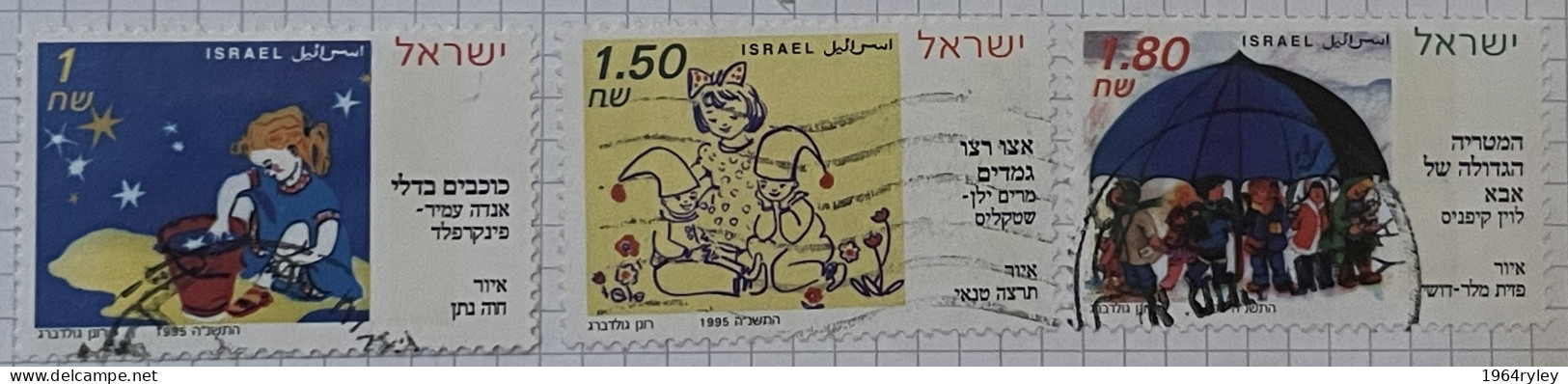 ISRAEL - (0) - 1995  # 1281/1283 - Used Stamps (without Tabs)