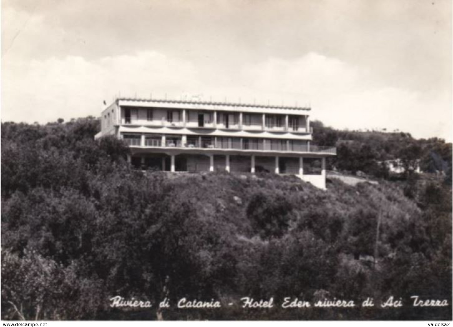 ACI TREZZA - DINTORNI DI ACI CASTELLO E ACIREALE - CATANIA - HOTEL EDEN - 1961 - Acireale