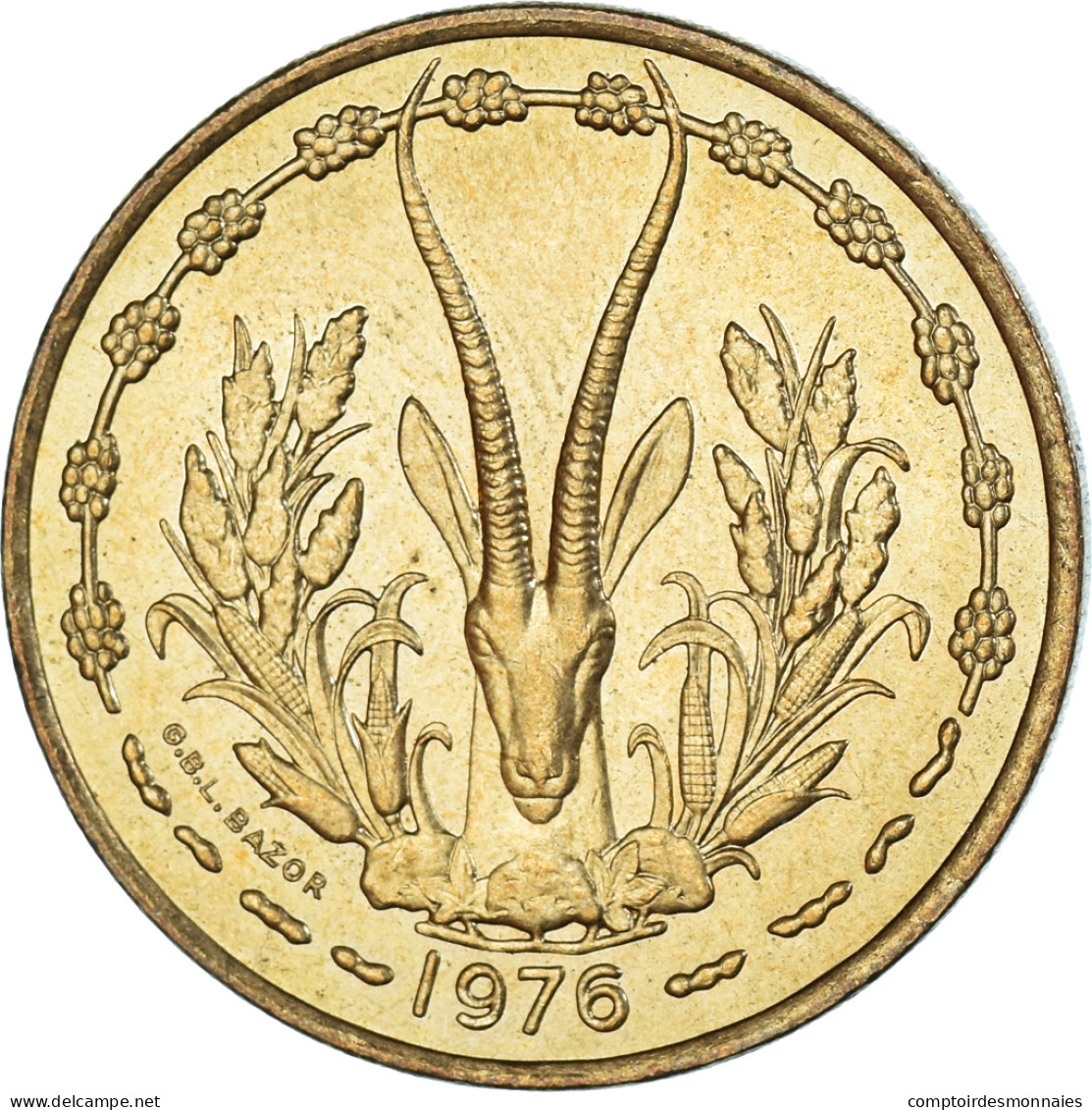 Monnaie, Communauté économique Des États De L'Afrique De L'Ouest, 25 Francs - Côte-d'Ivoire