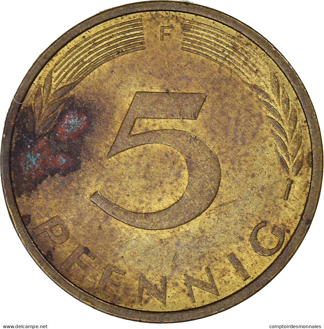 Monnaie, Allemagne, 5 Pfennig, 1973 - 5 Pfennig