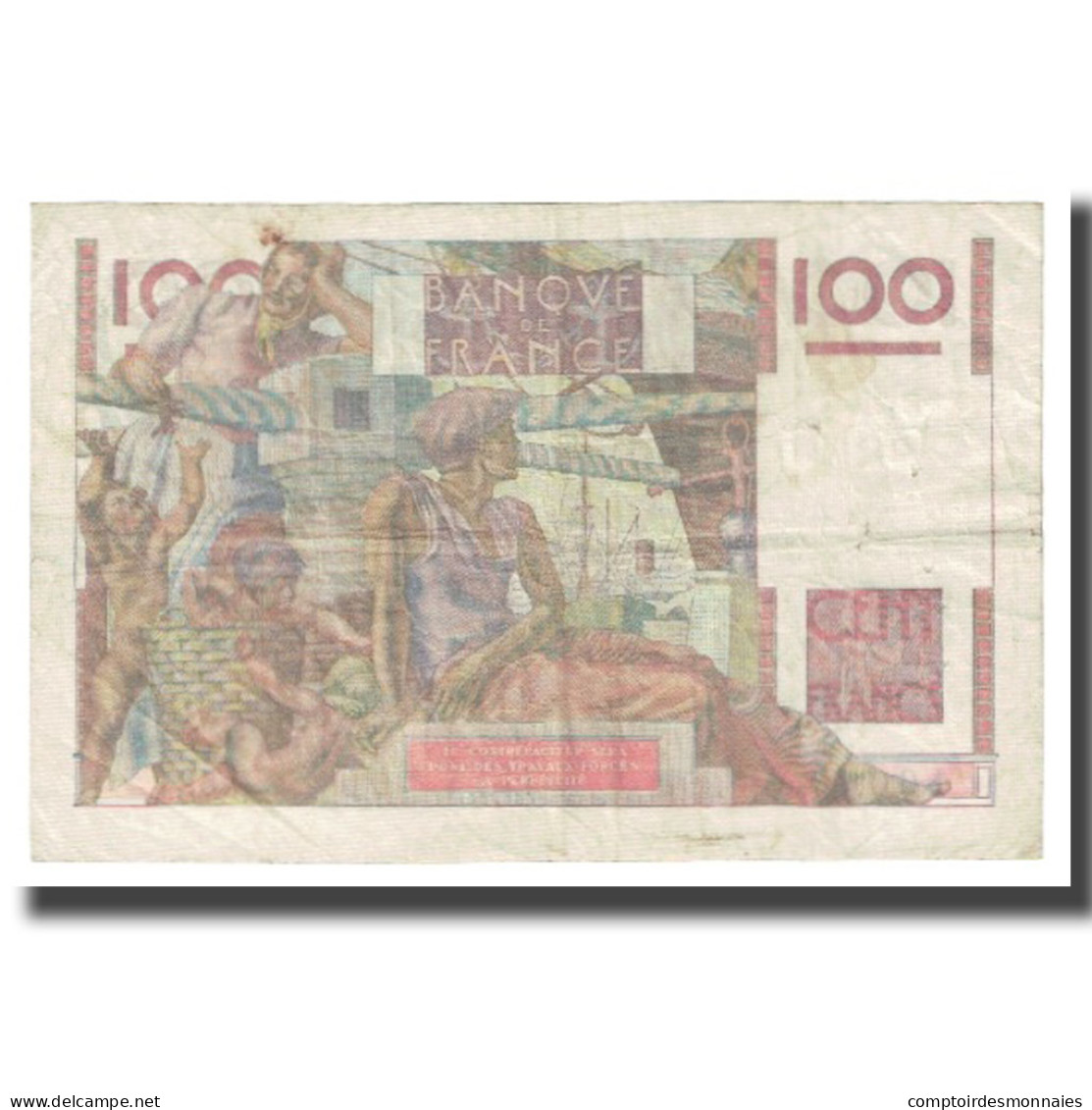 France, 100 Francs, Jeune Paysan, 1953, D AMBRIERES, GARGAM, 1953-01-02, TB - 100 F 1945-1954 ''Jeune Paysan''