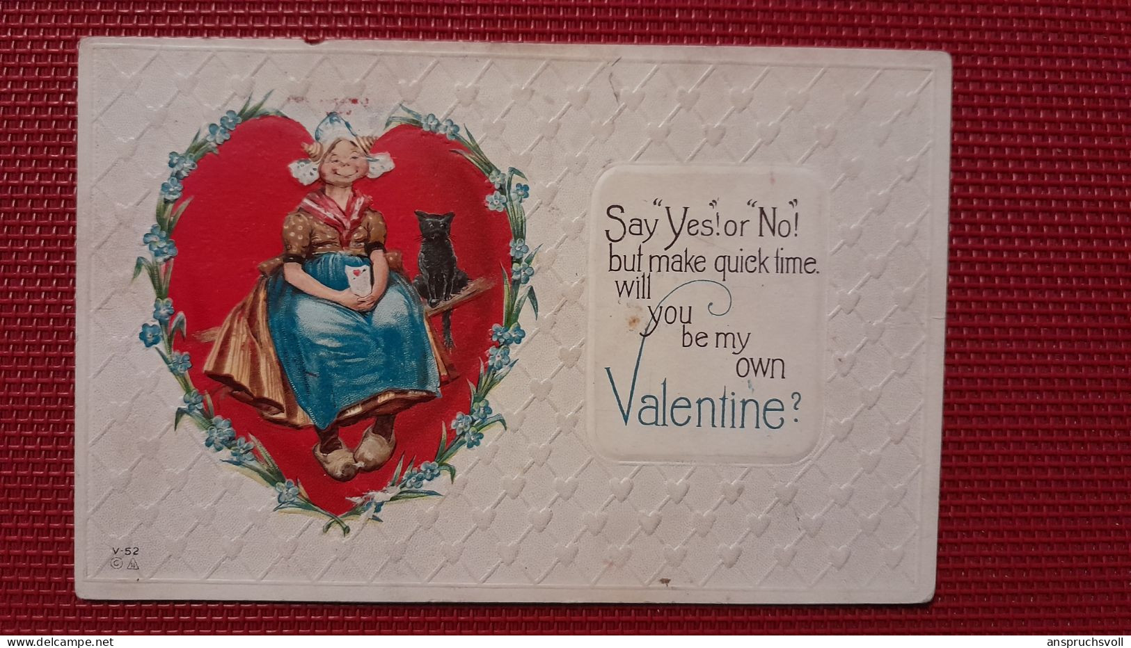 CPA GAUFREE - FANTAISIES - SAINT-VALENTIN  - Say Yes Or No ! - San Valentino