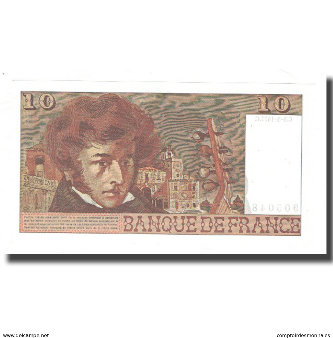 France, 10 Francs, Berlioz, 1977, 1977-03-03, NEUF, Fayette:63.21, KM:150c - 10 F 1972-1978 ''Berlioz''